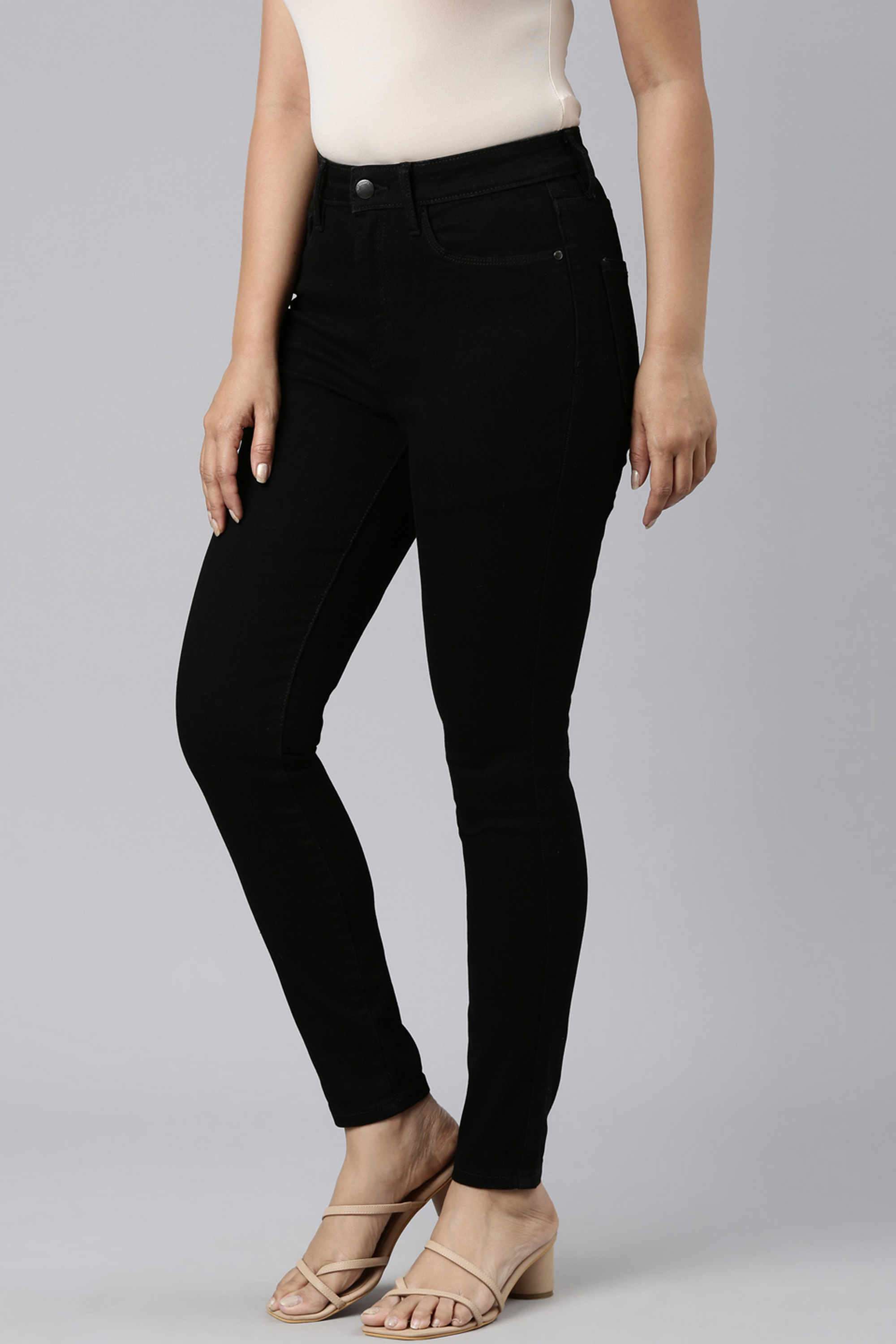 Solid-Ankle-Length-Cotton-Women-s-Jeggings
