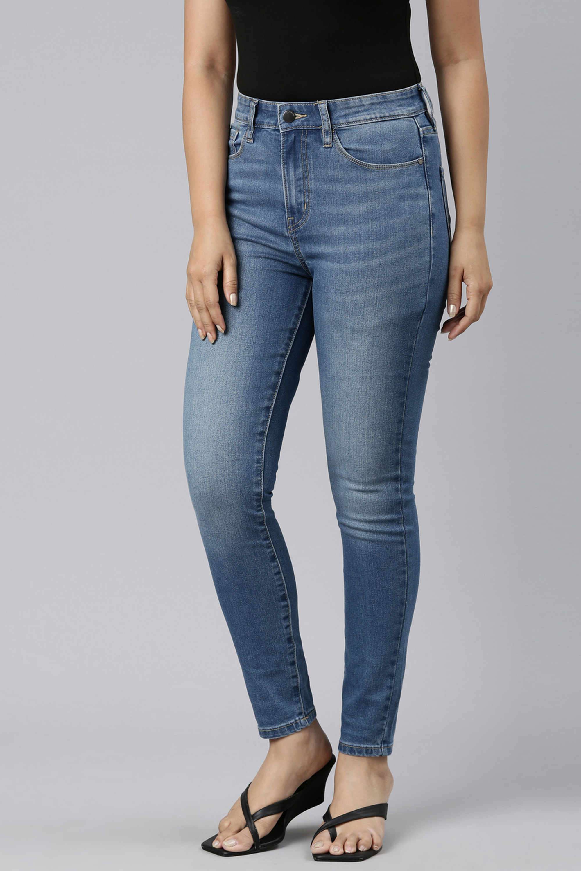 Solid-Ankle-Length-Cotton-Women-s-Jeggings