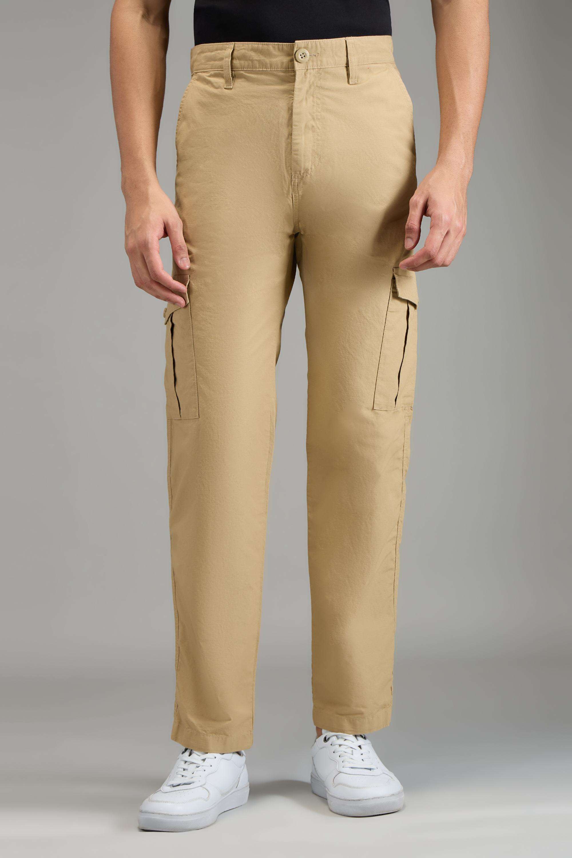 Solid-Cotton-Regular-Fit-Men-s-Casual-Wear-Trousers