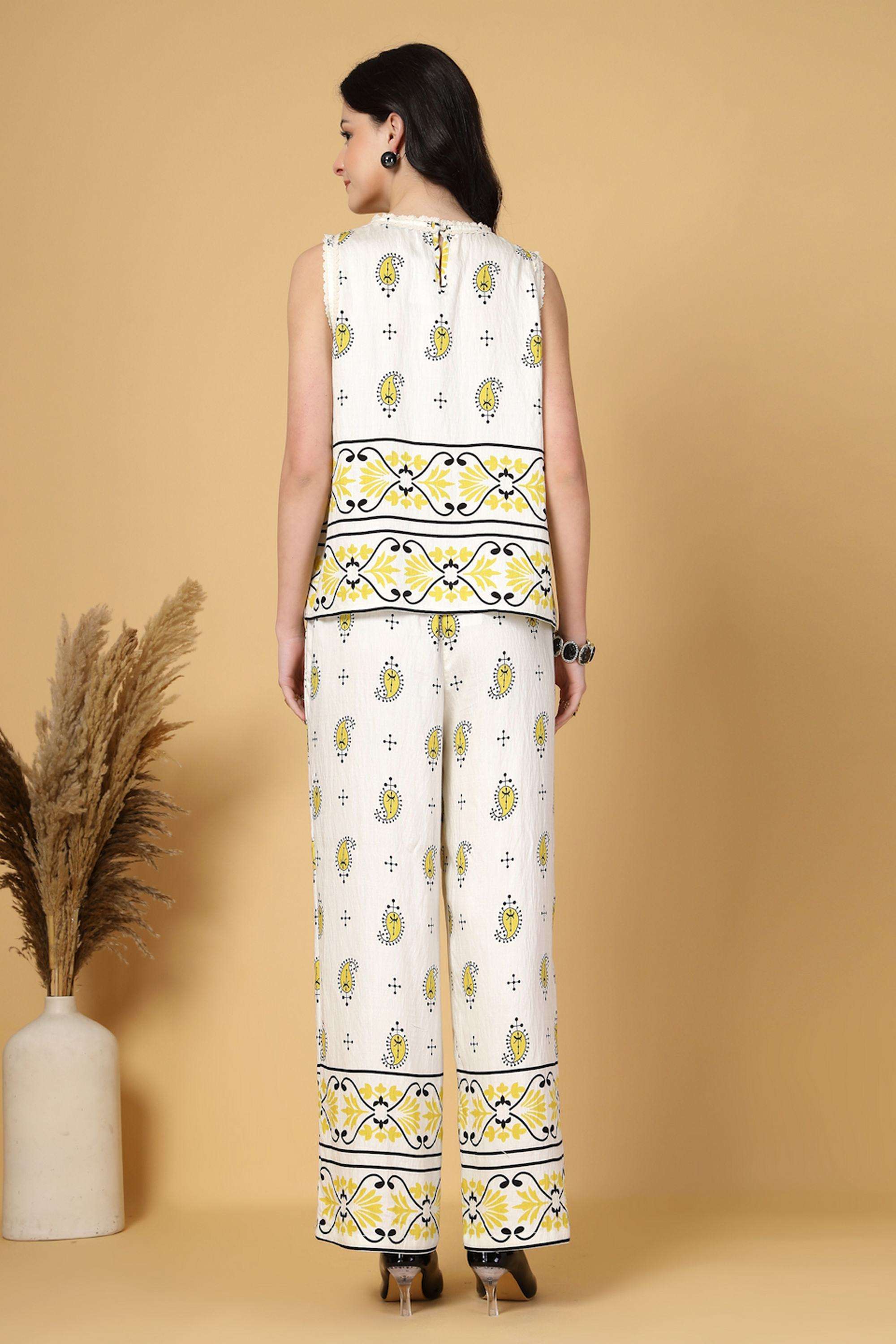 Modern-Round-Neck-Rayon-Women-s-Co-Ord-Set