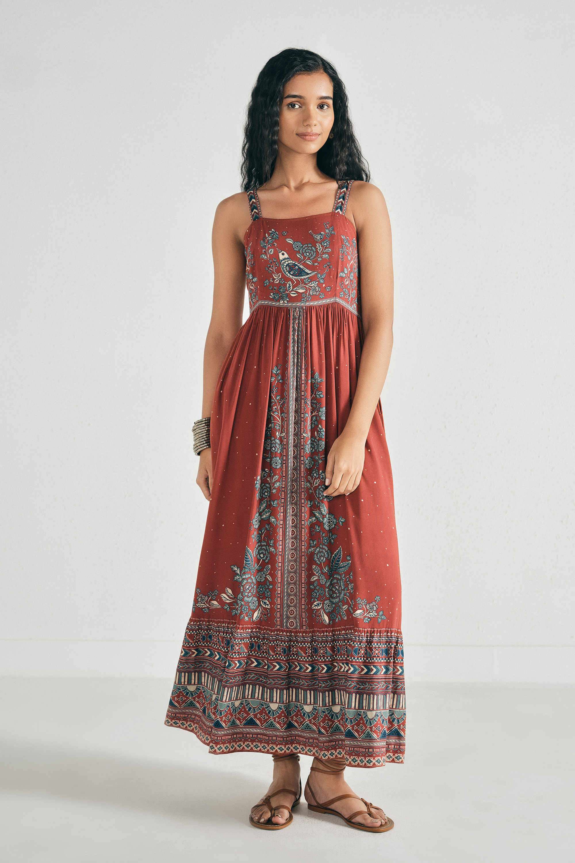 Solid-Rayon-Women-s-Gown