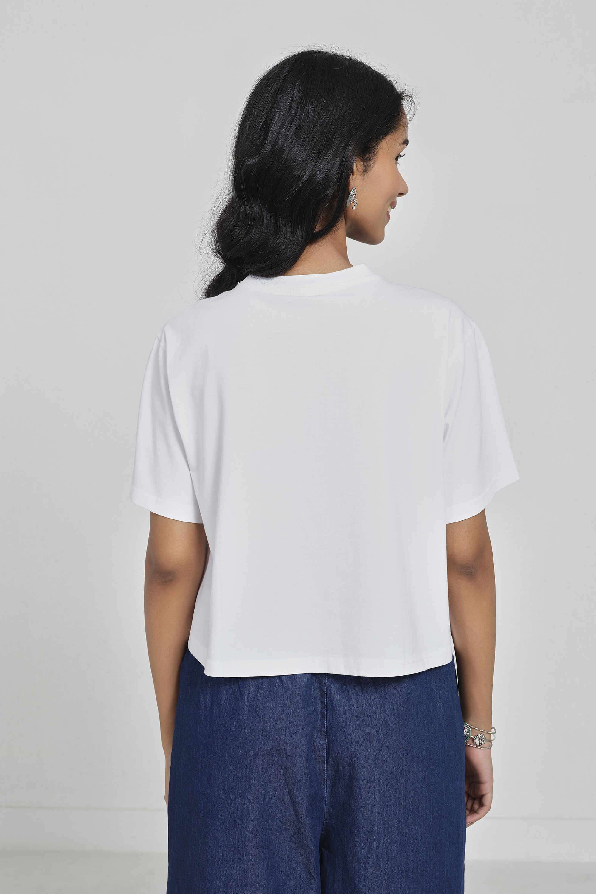 Solid-Cotton-Women-s-Casual-Wear-Tunic