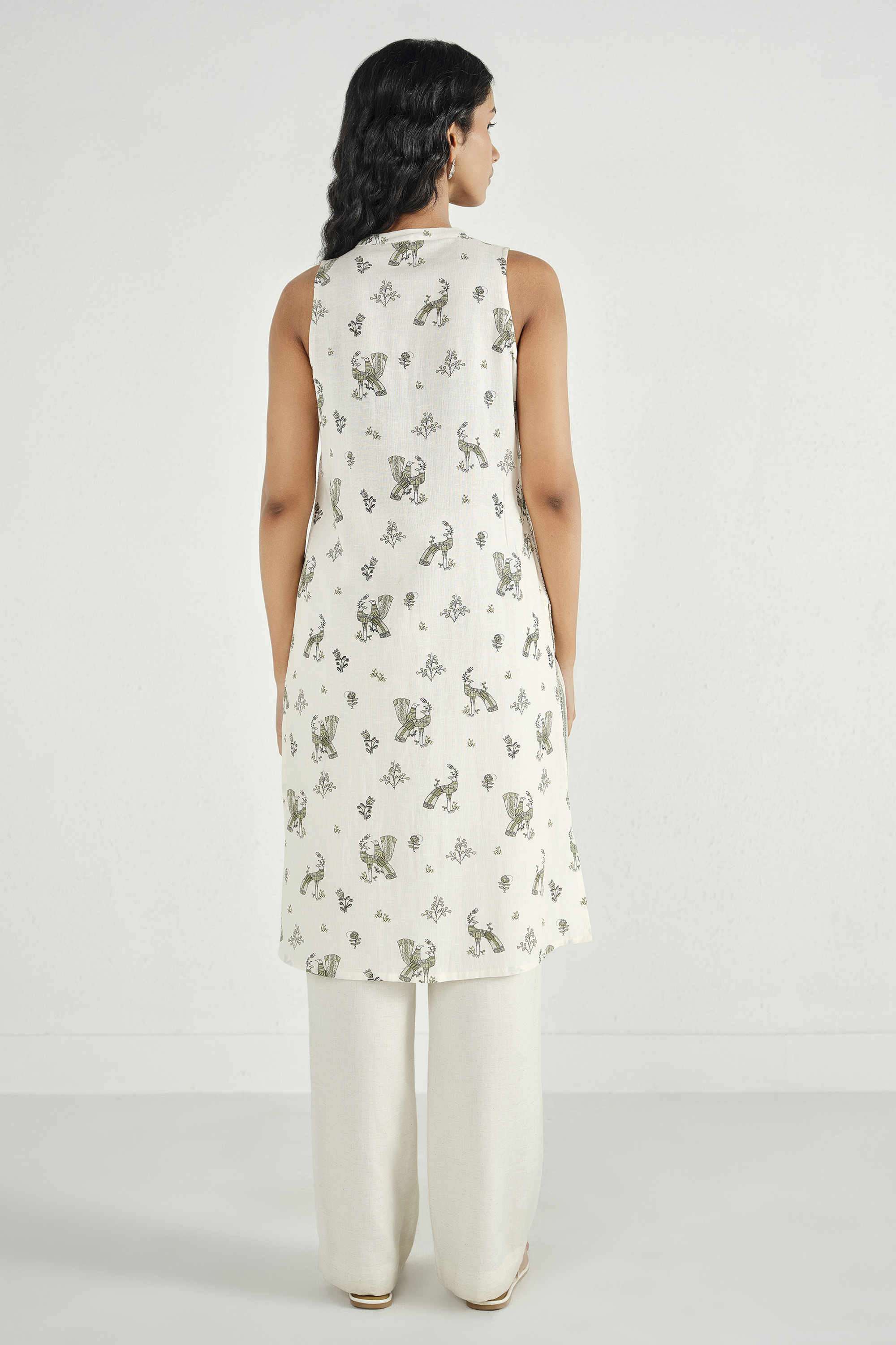 Printed-Rayon-Collared-Women-Kurta