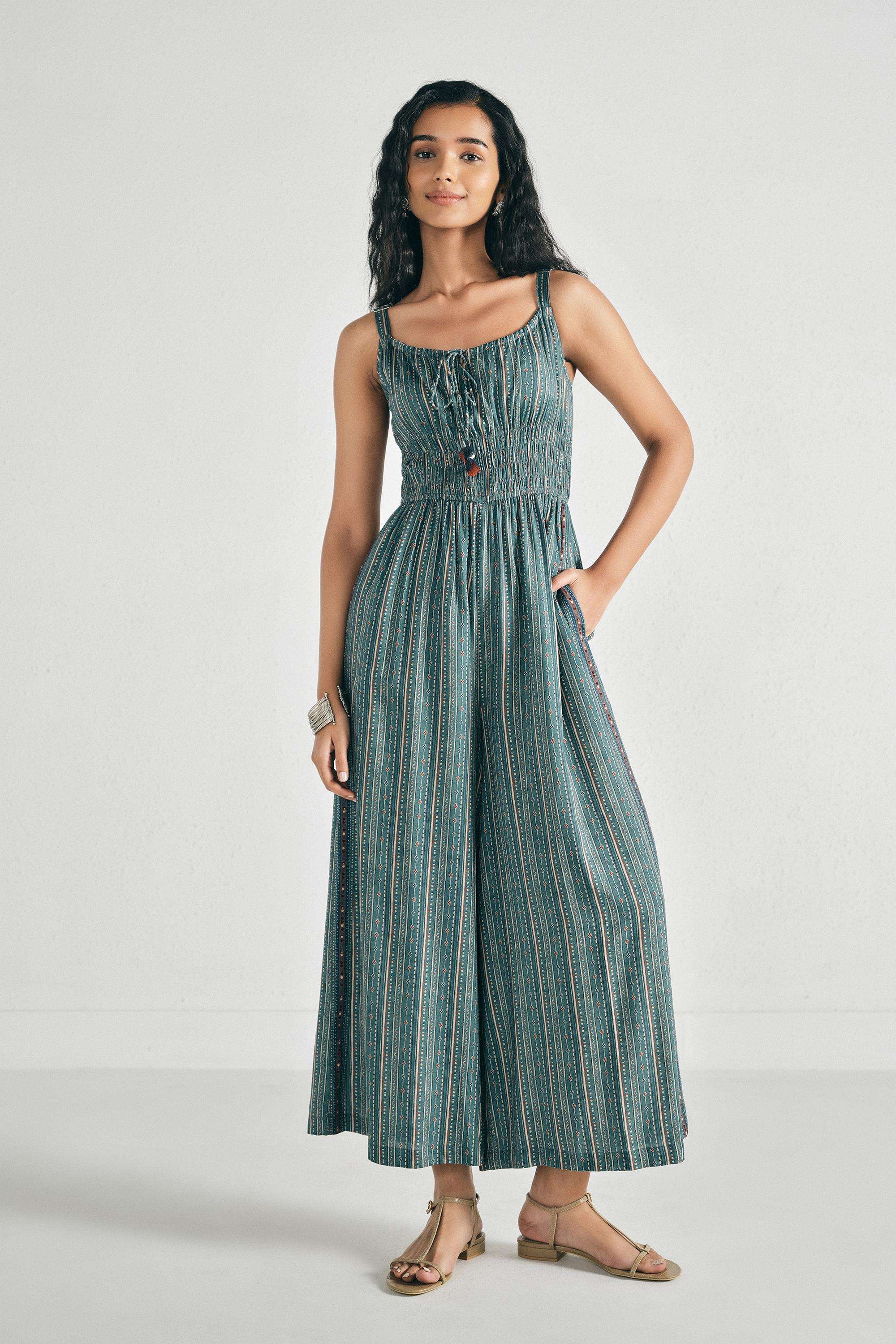 Solid-Rayon-Women-s-Jumpsuit