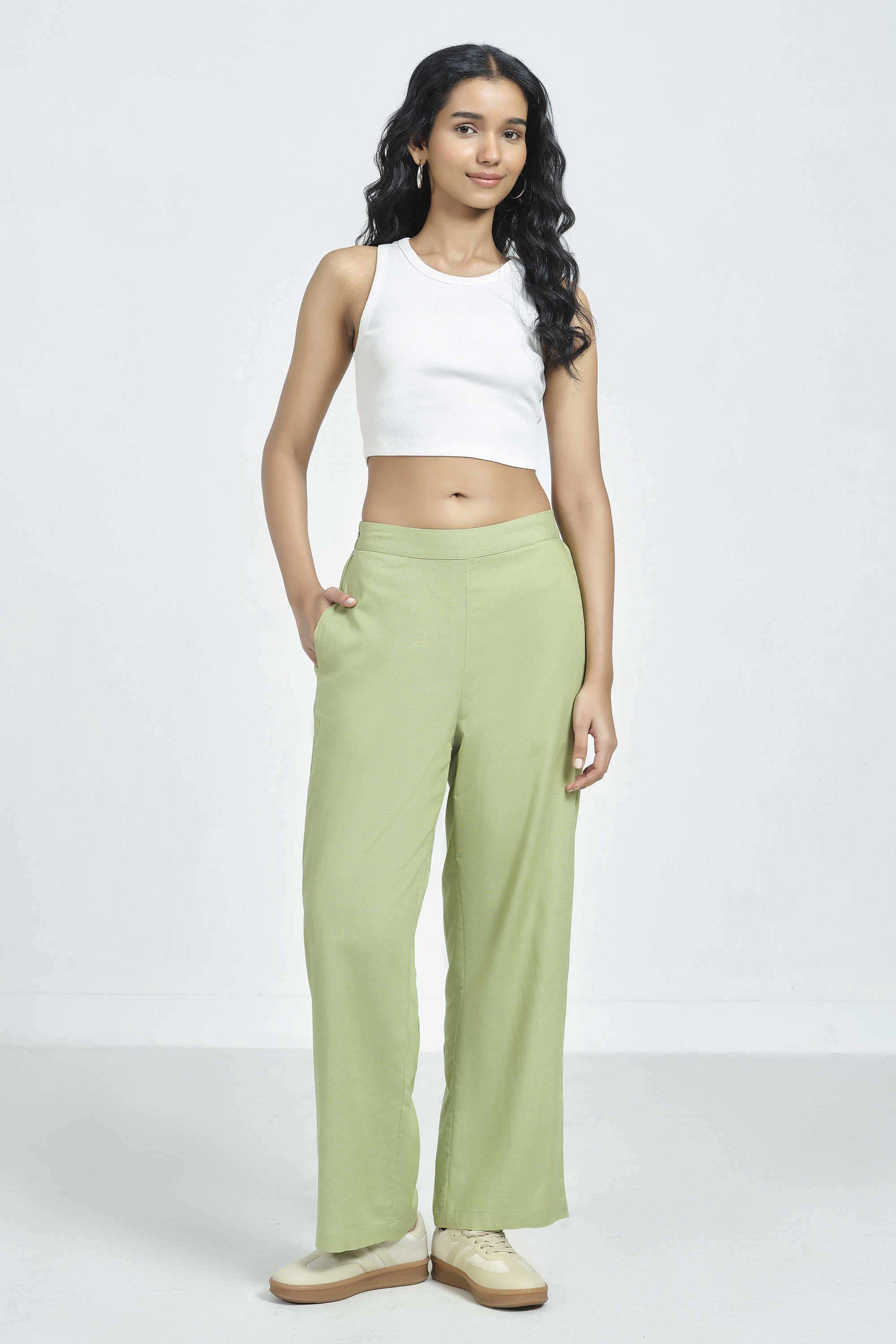Viscose-Regular-Fit-Women-s-Pants