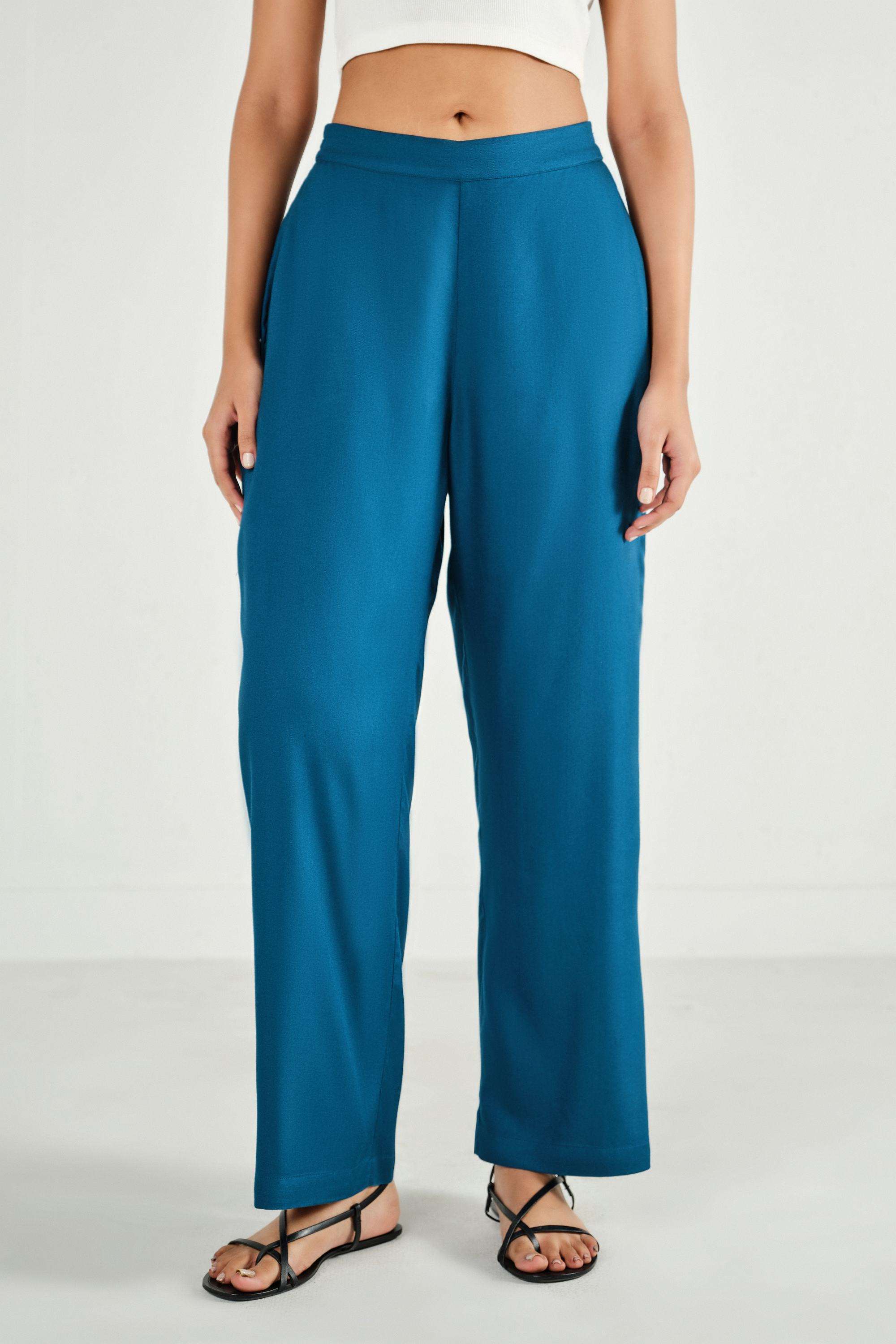 Viscose-Regular-Fit-Women-s-Pants