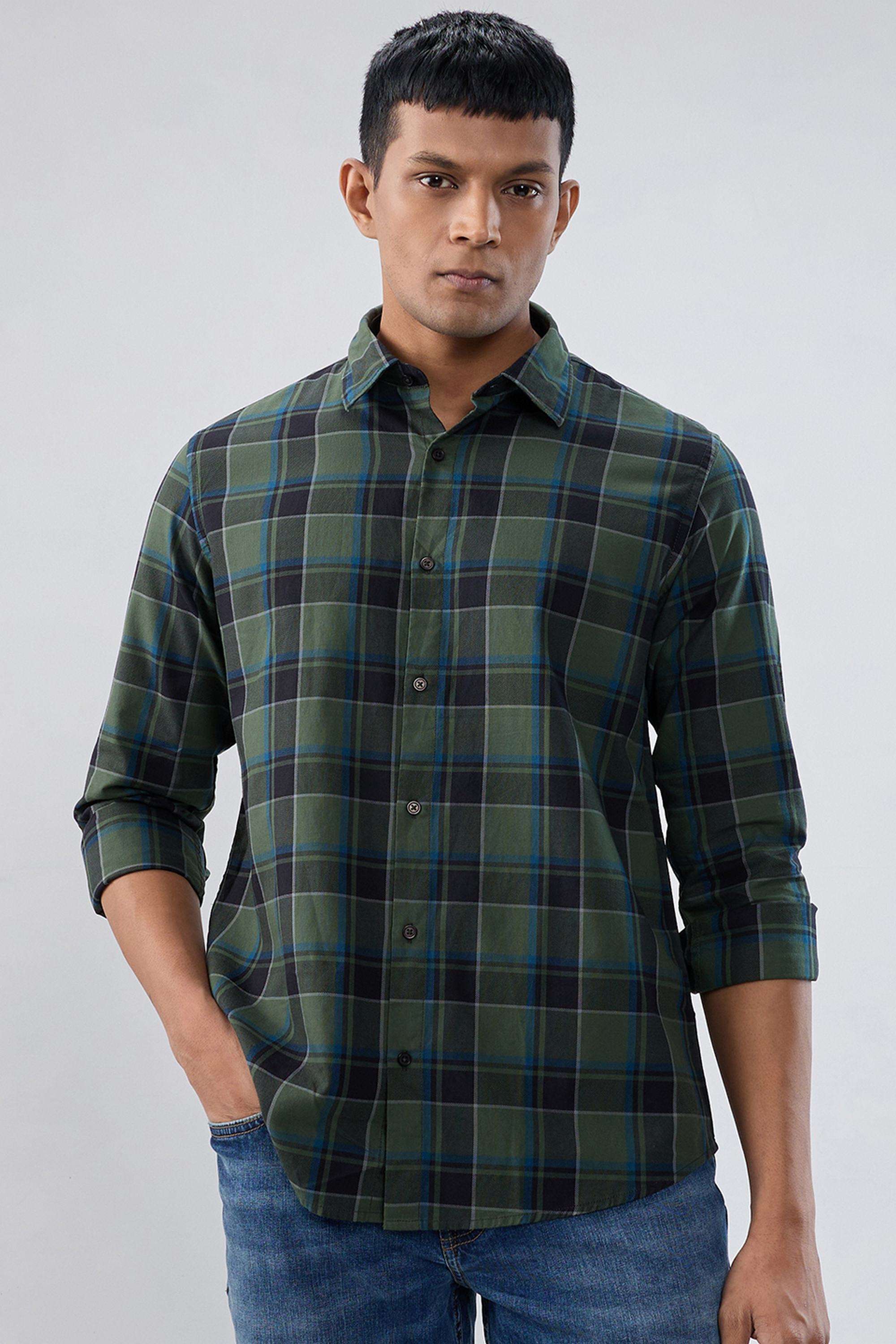 Checks-Cotton-Slim-Fit-Men-s-Shirt