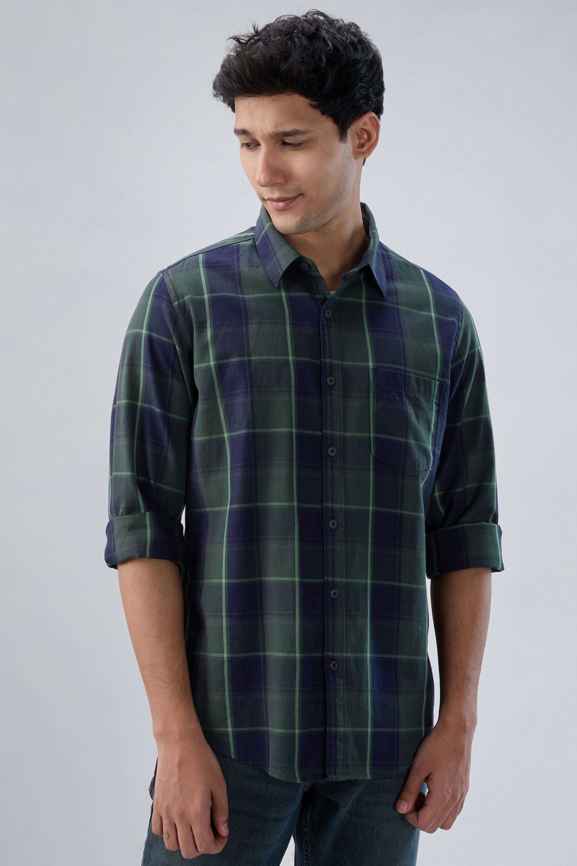 Checks-Cotton-Slim-Fit-Men-s-Shirt