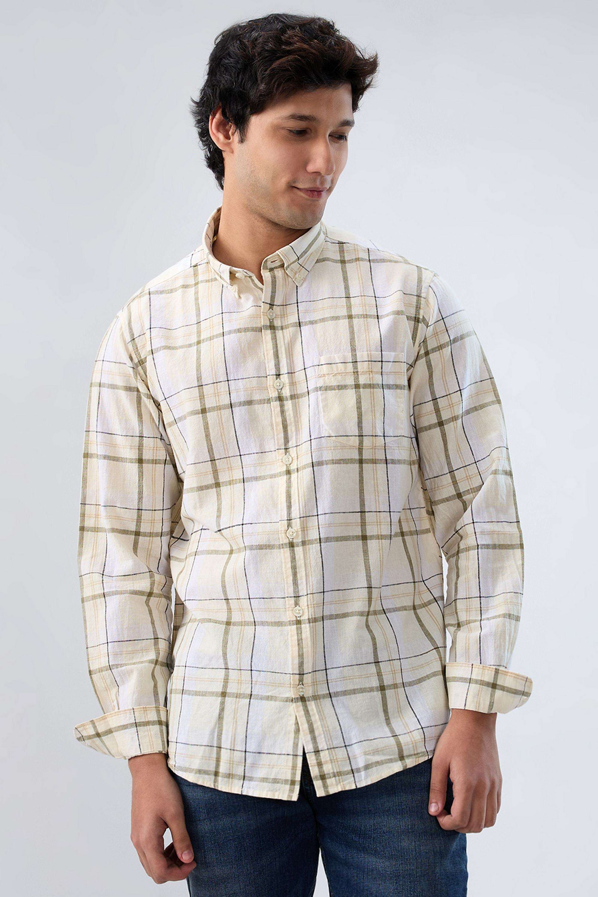 Checks-Cotton-Slim-Fit-Men-s-Shirt
