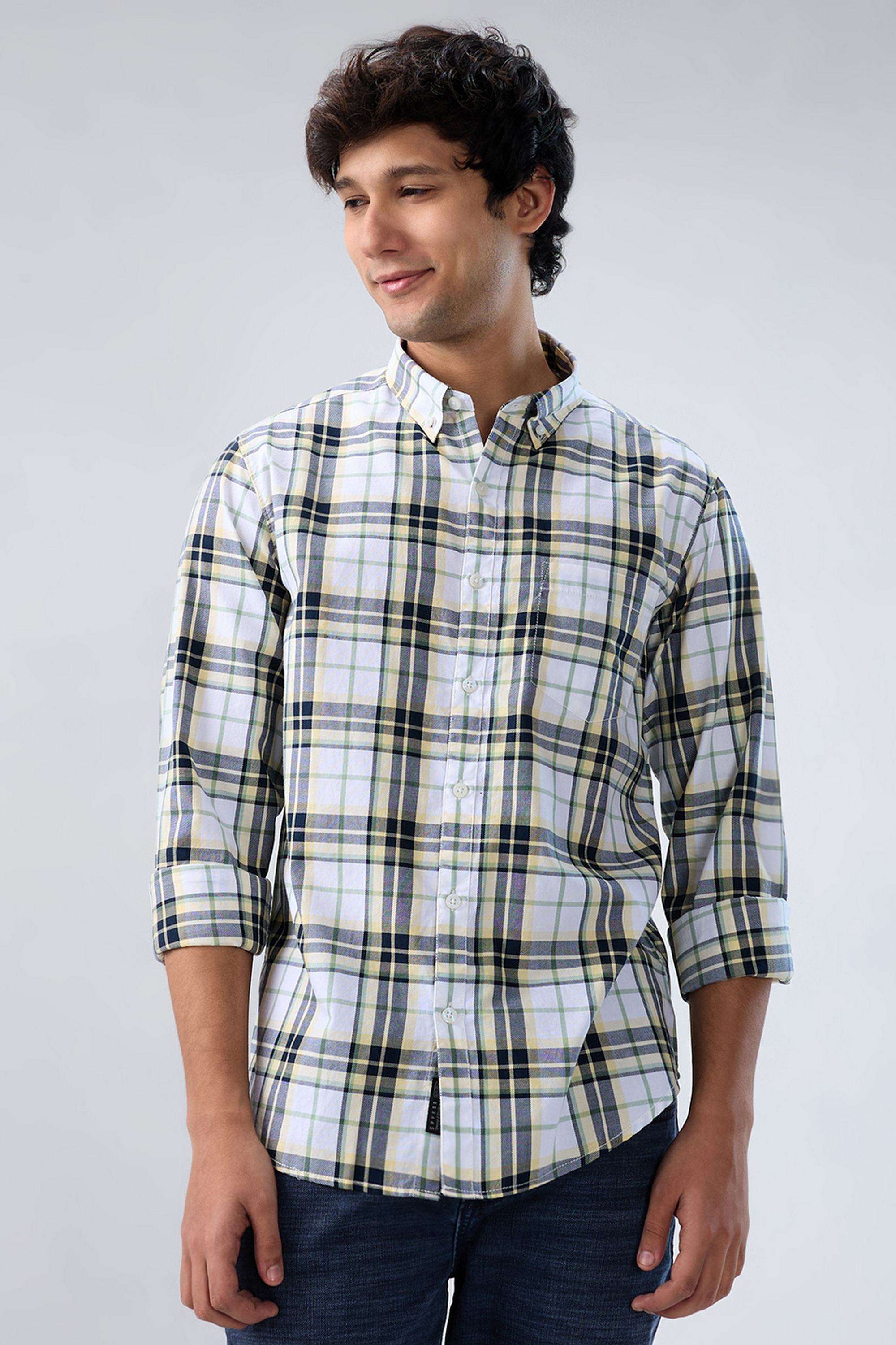 Checks-Cotton-Slim-Fit-Men-s-Shirt