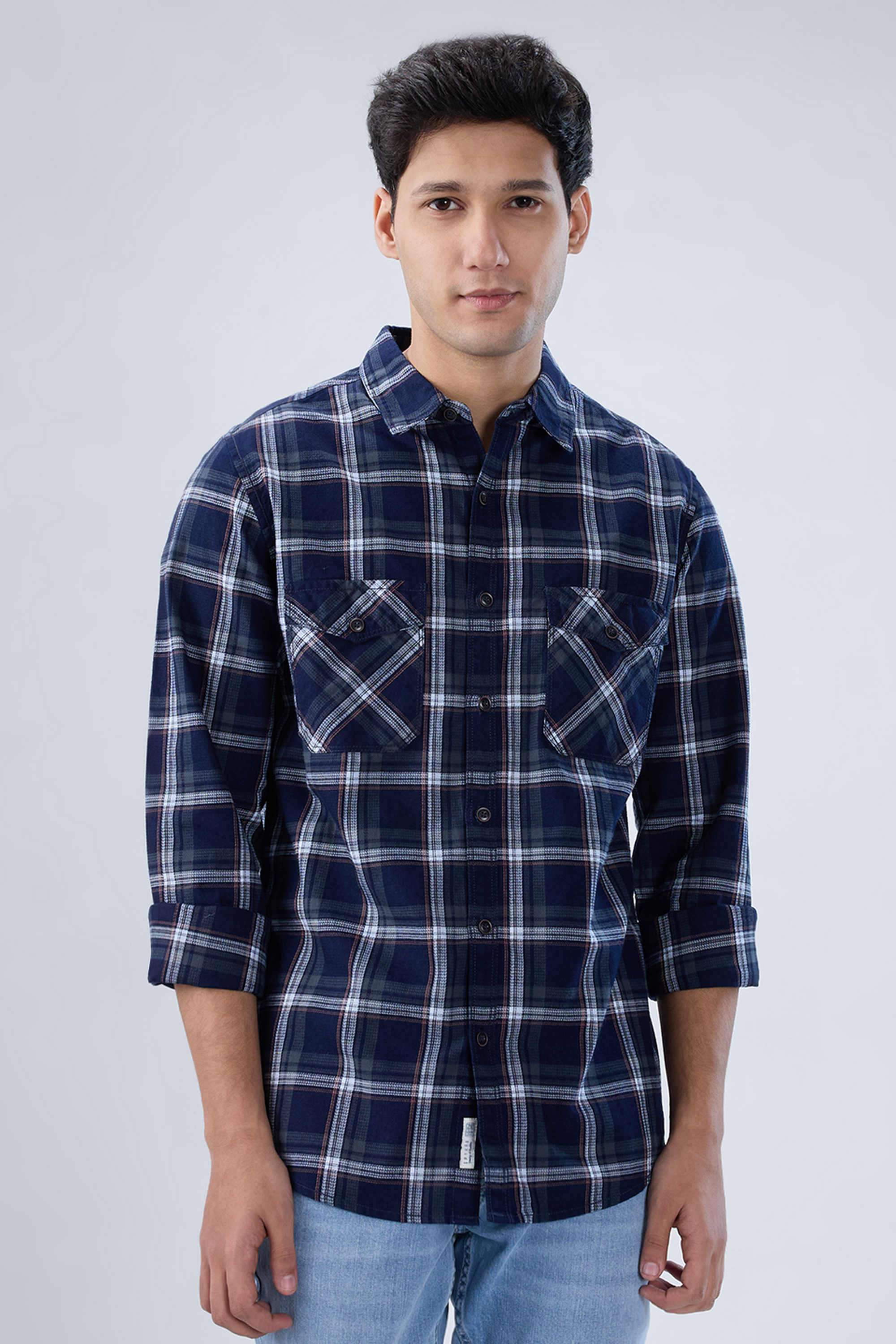 Checks-Cotton-Slim-Fit-Men-s-Shirt