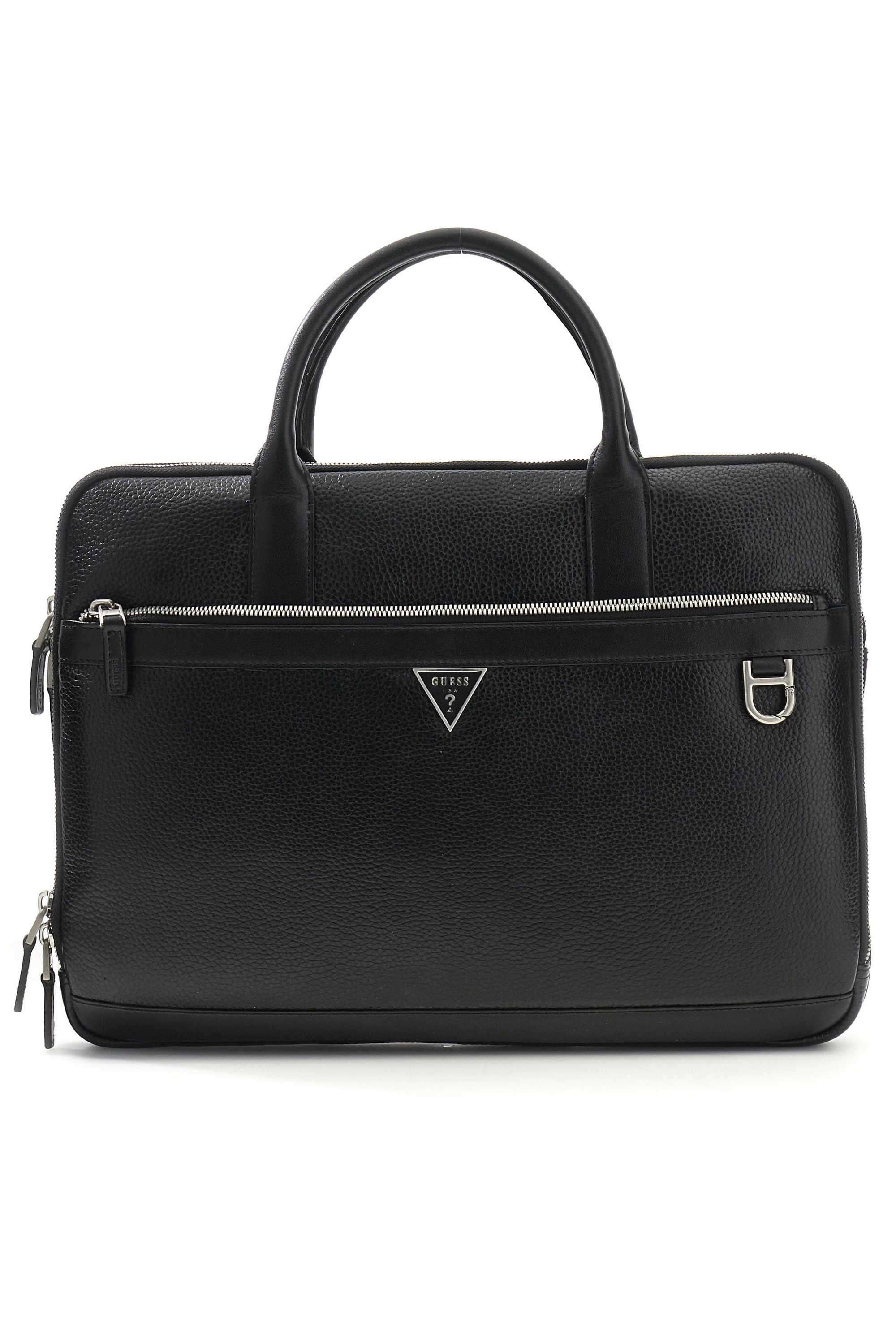Zipper-Closure-Leather-Men-Casual-Wear-Laptop-Bag