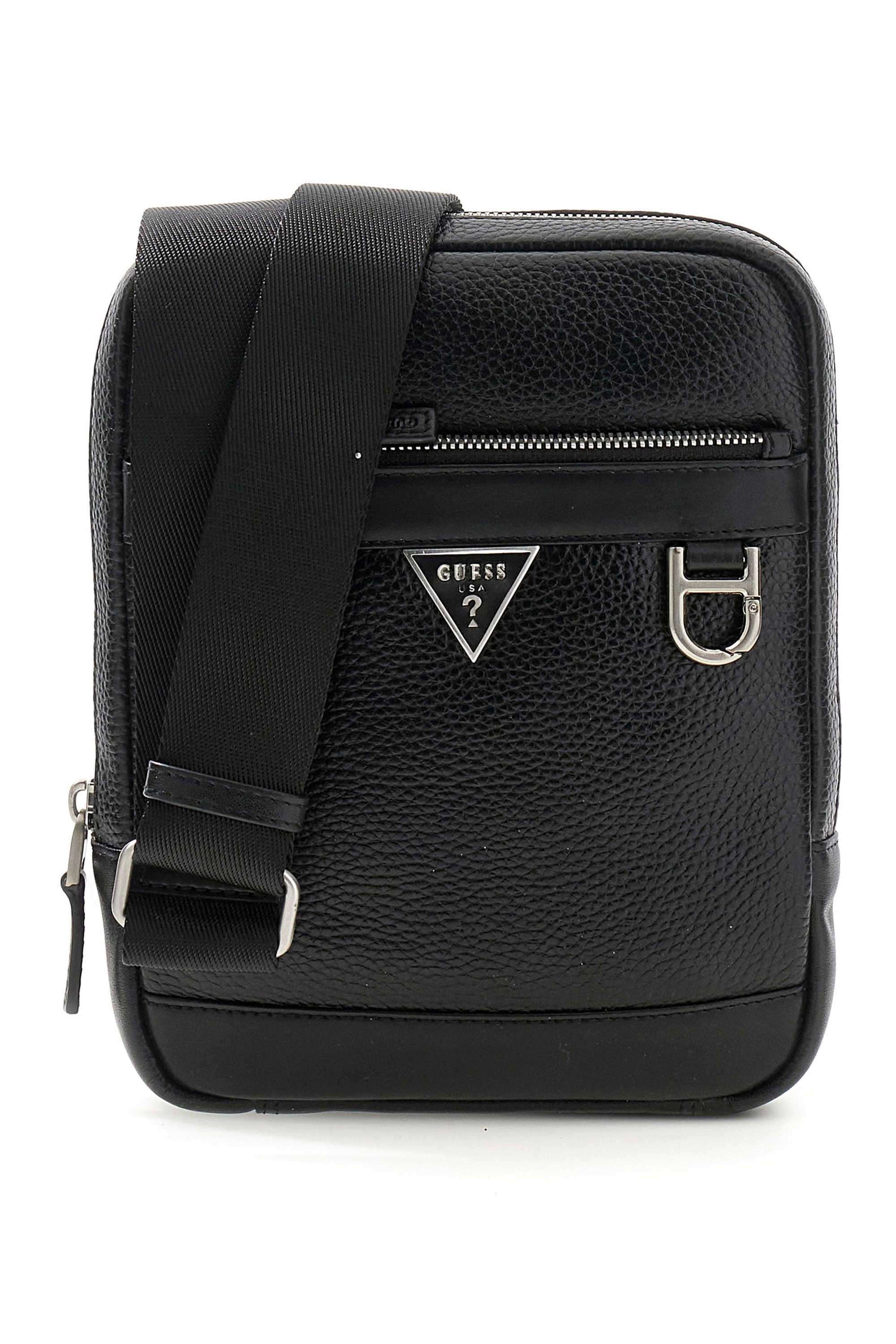 Zipper-Closure-Leather-Men-Casual-Wear-Crossbody