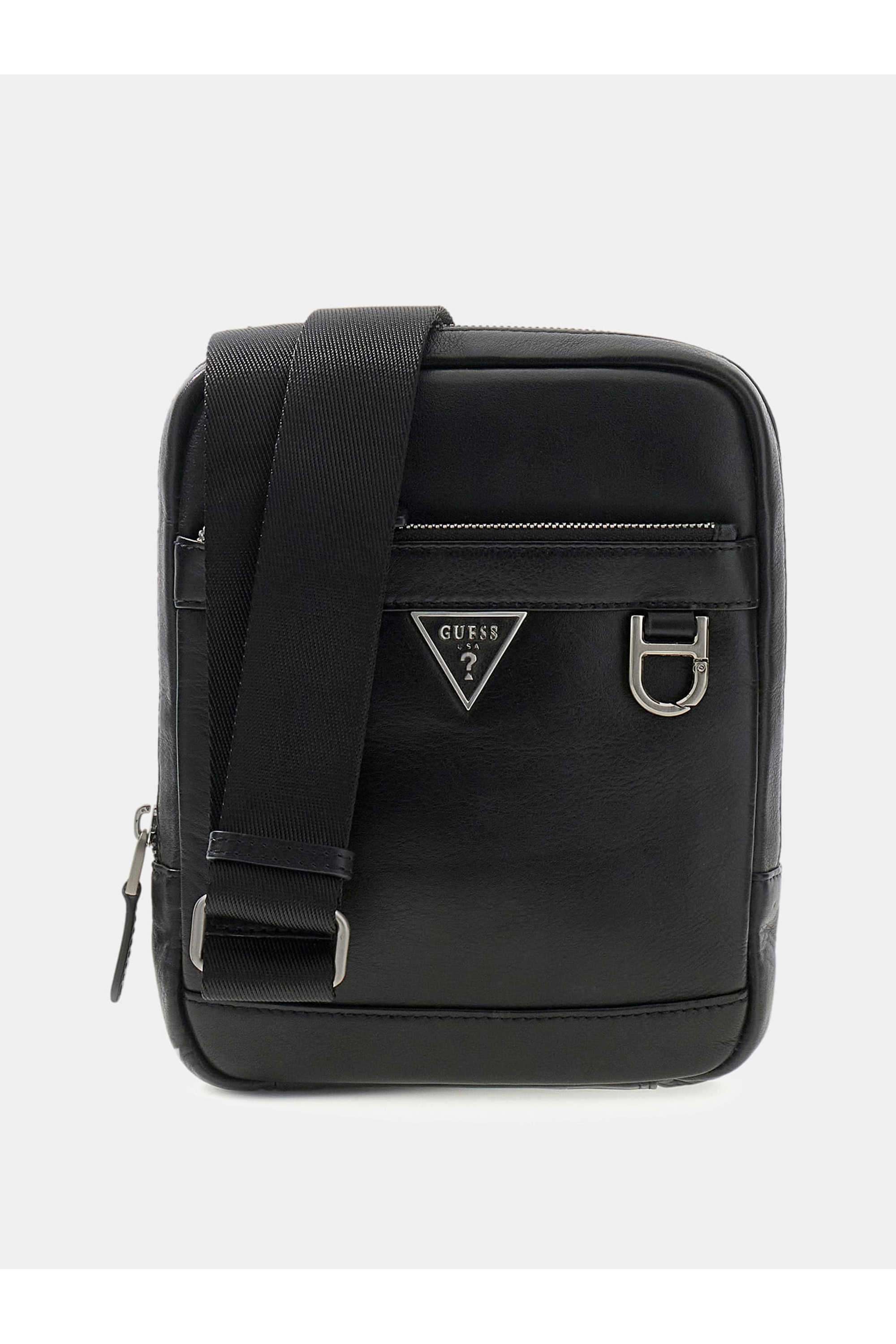 Zipper-Closure-Leather-Men-Casual-Wear-Crossbody