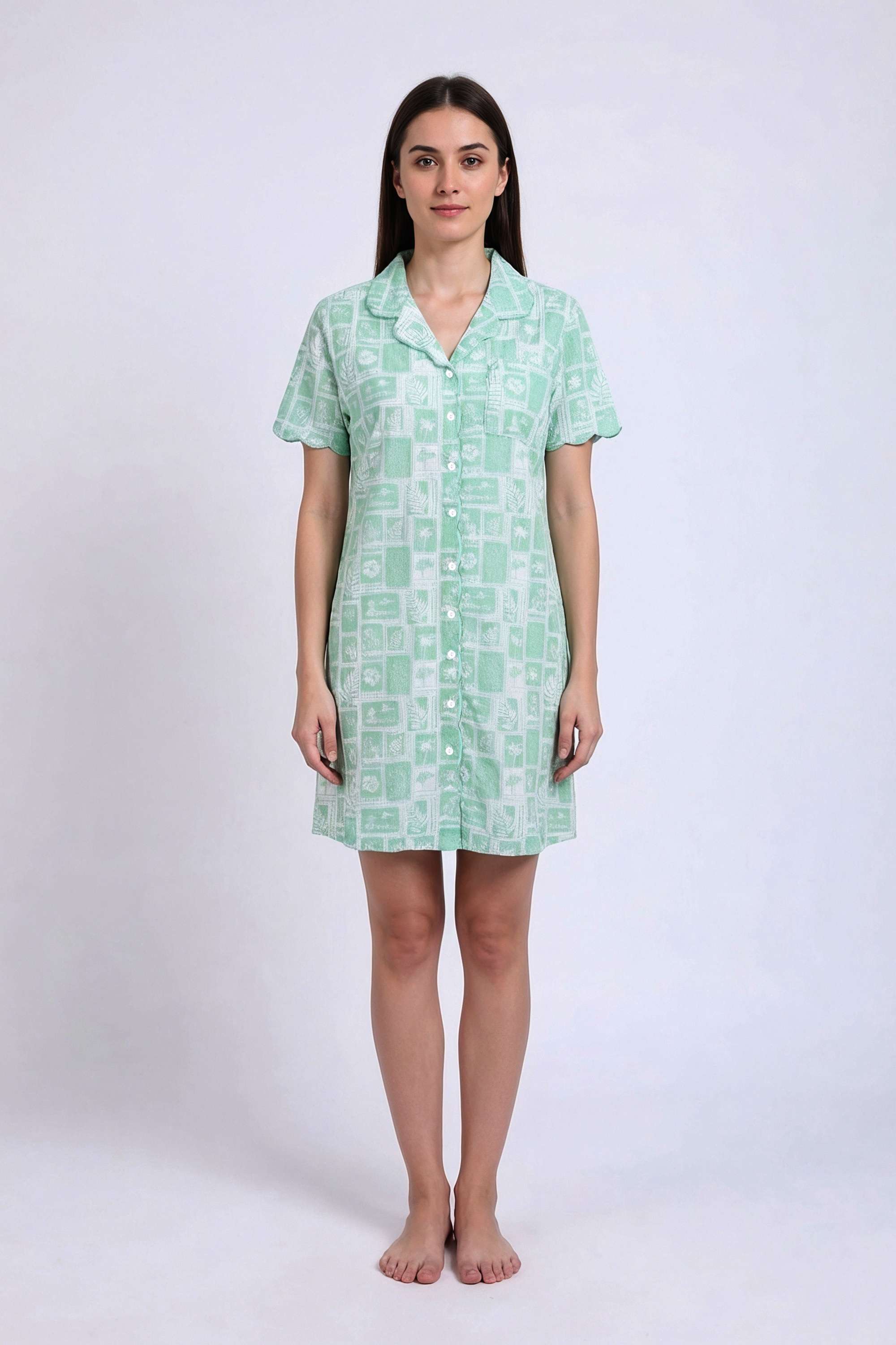 Half-Sleeves-Regular-Fit-Cotton-Women-s-Night-Dress