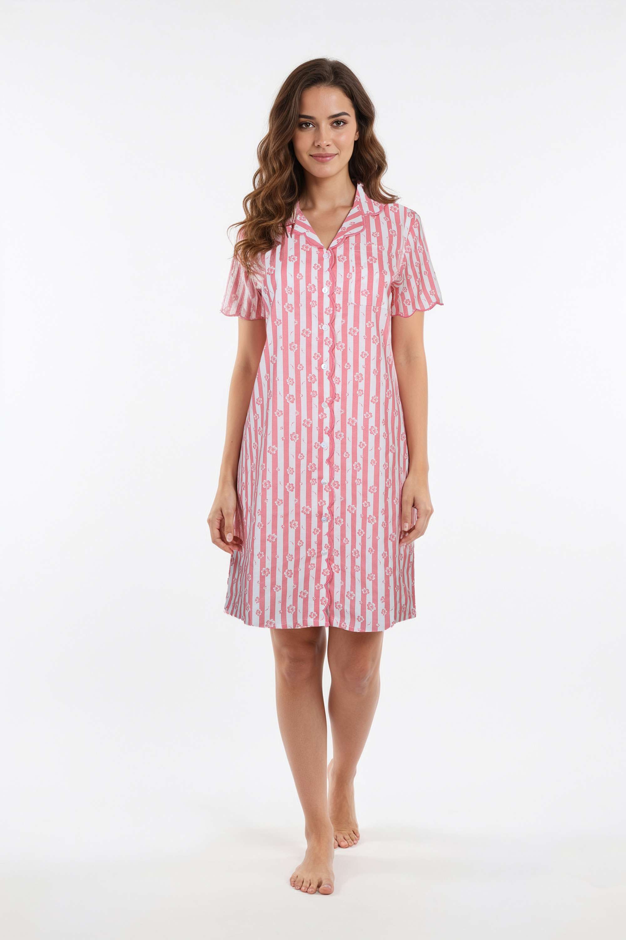 Half-Sleeves-Regular-Fit-Cotton-Women-s-Night-Dress