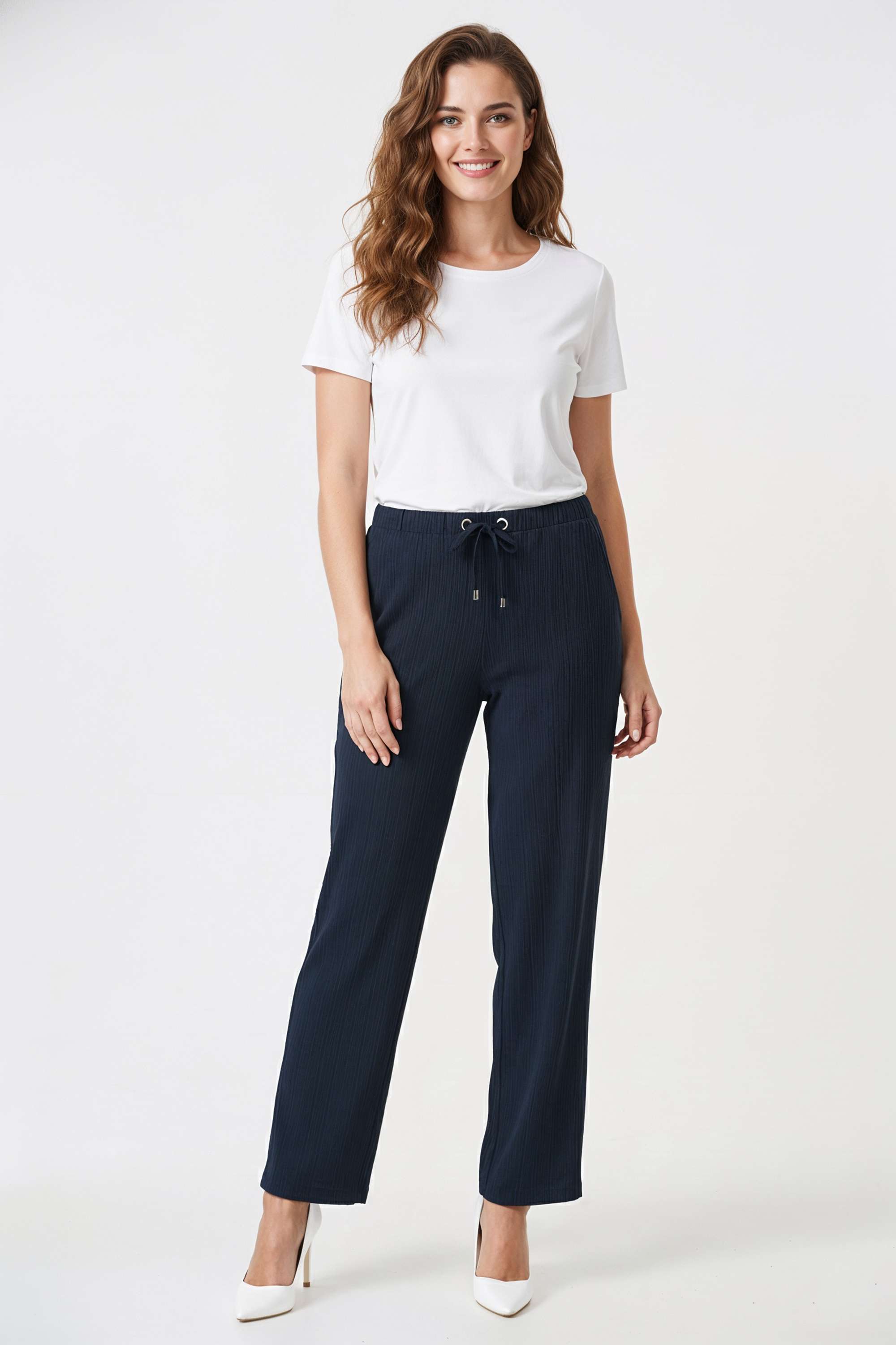 Solid-Regular-Fit-Polyester-Women-s-Casual-Wear-Pyjamas