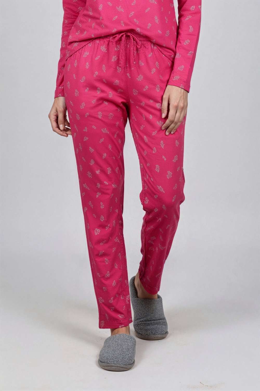 Printed-Regular-Fit-Cotton-Women-s-Casual-Wear-Pyjamas