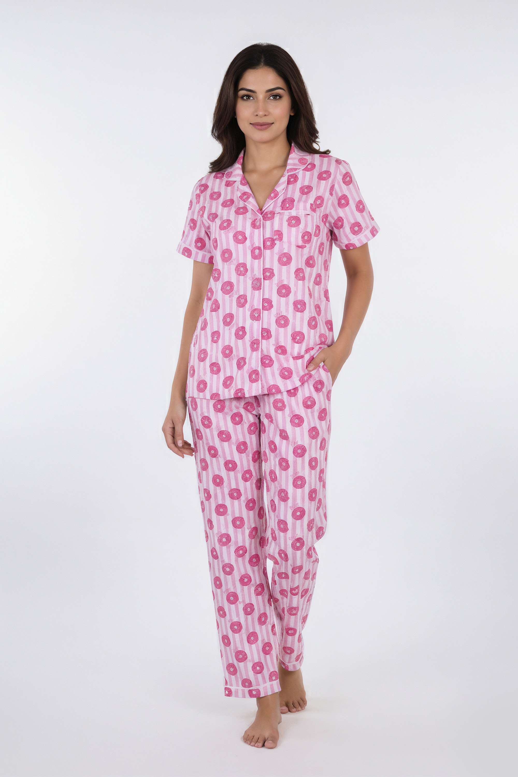 Half-Sleeves-Regular-Fit-Cotton-Women-s-Co-Ord-Set