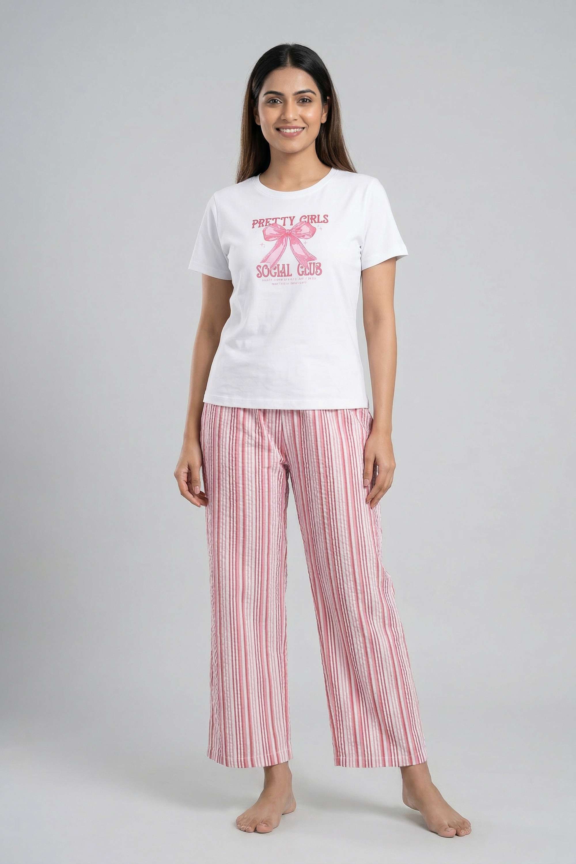 Printed-Round-Neck-Cotton-Women-s-Co-Ord-Set
