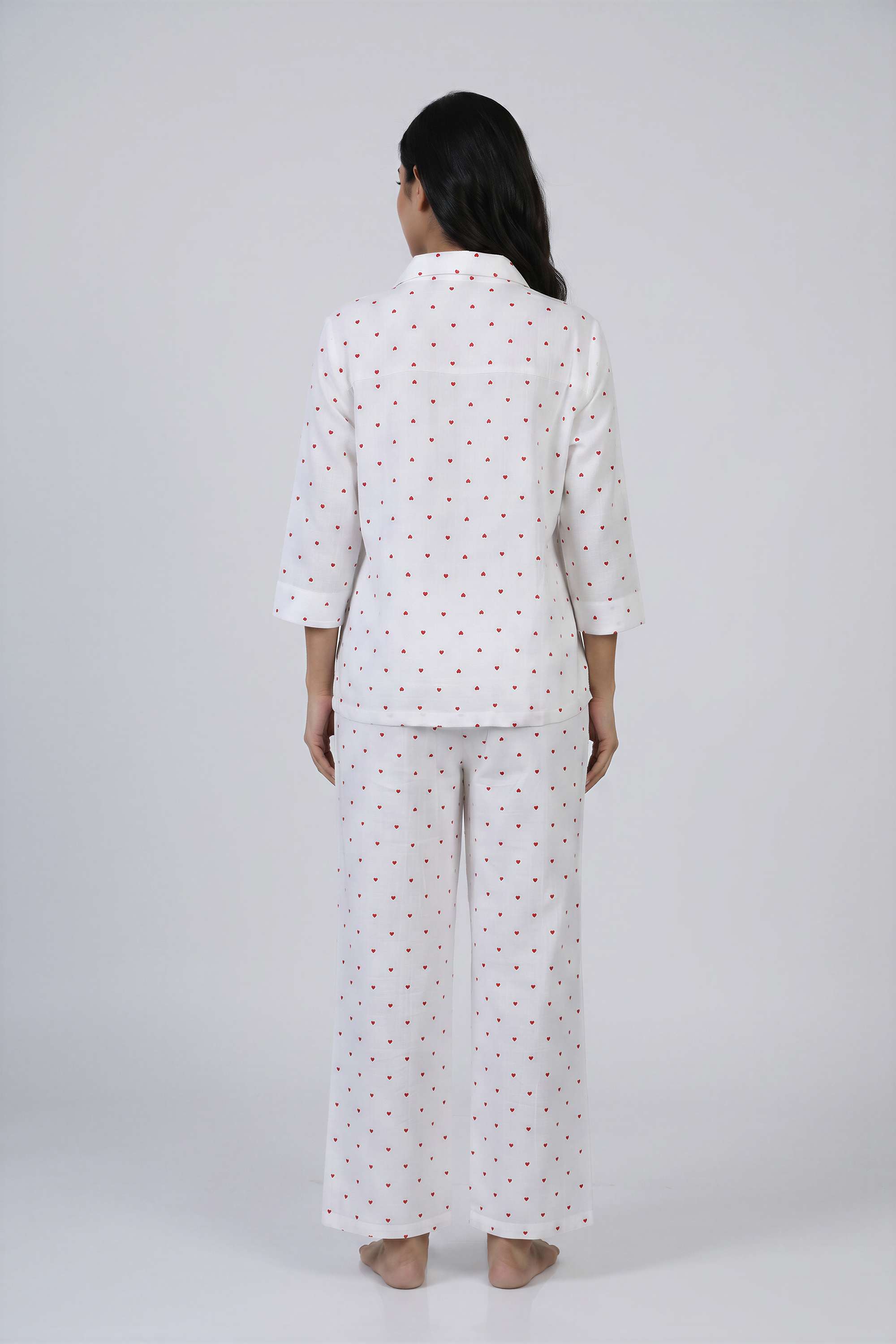 Printed-Collared-Cotton-Women-s-Co-Ord-Set