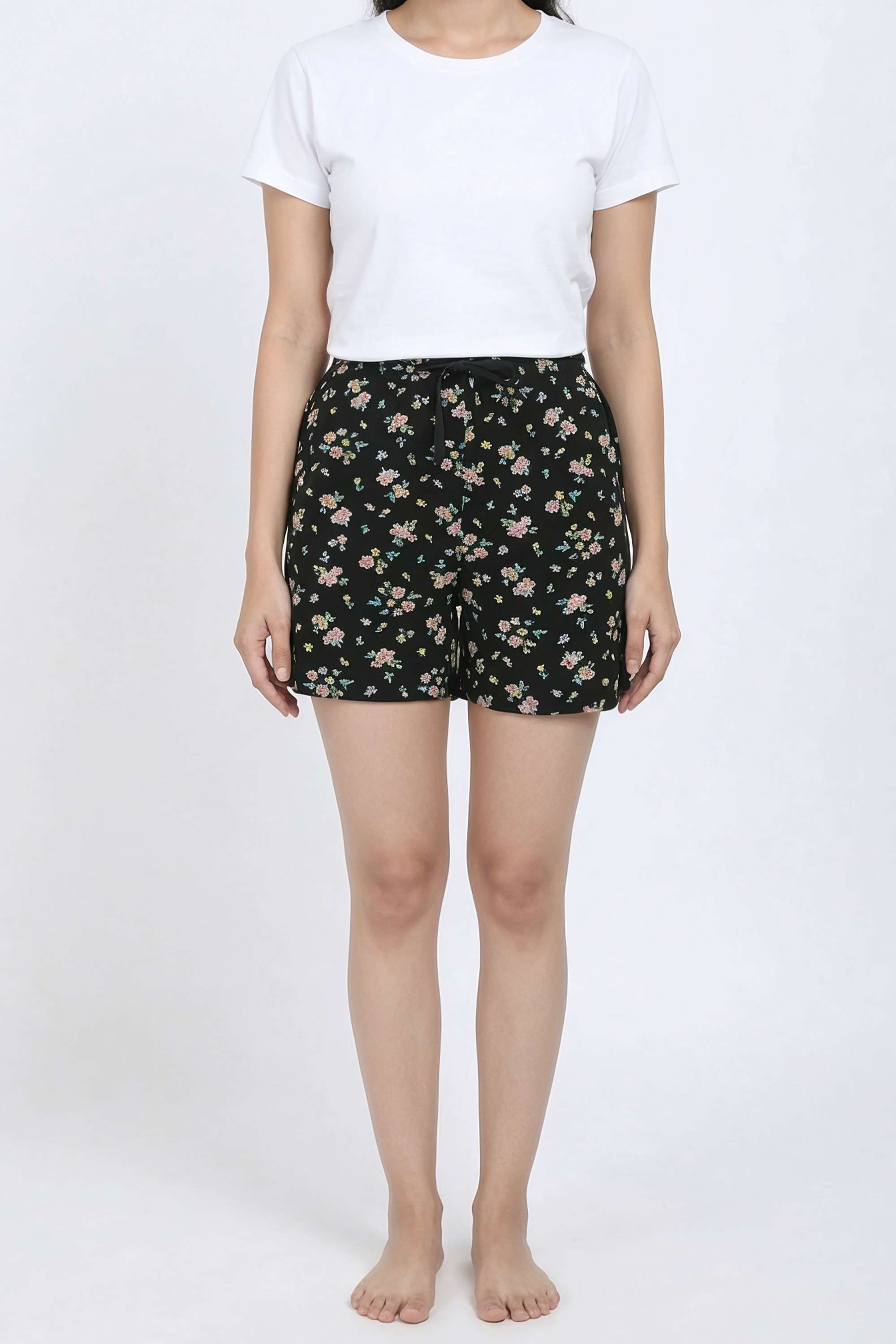 Regular-Fit-Mid-Thigh-Women-s-Casual-Wear-Shorts