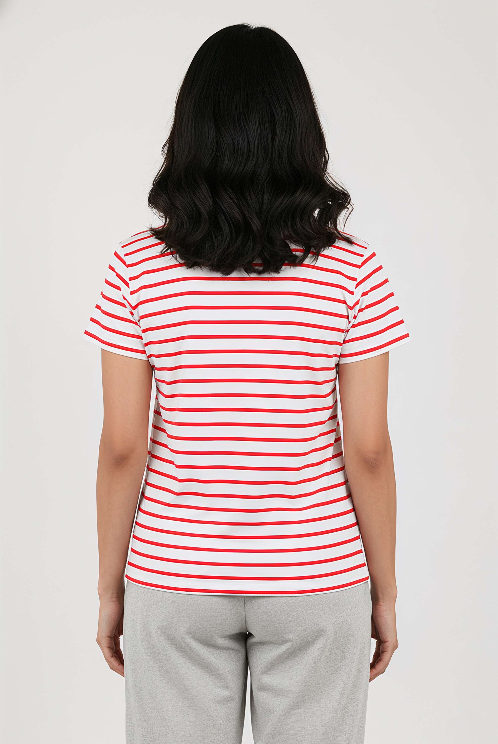 Stripes-Cotton-Round-Neck-Women-s-Top