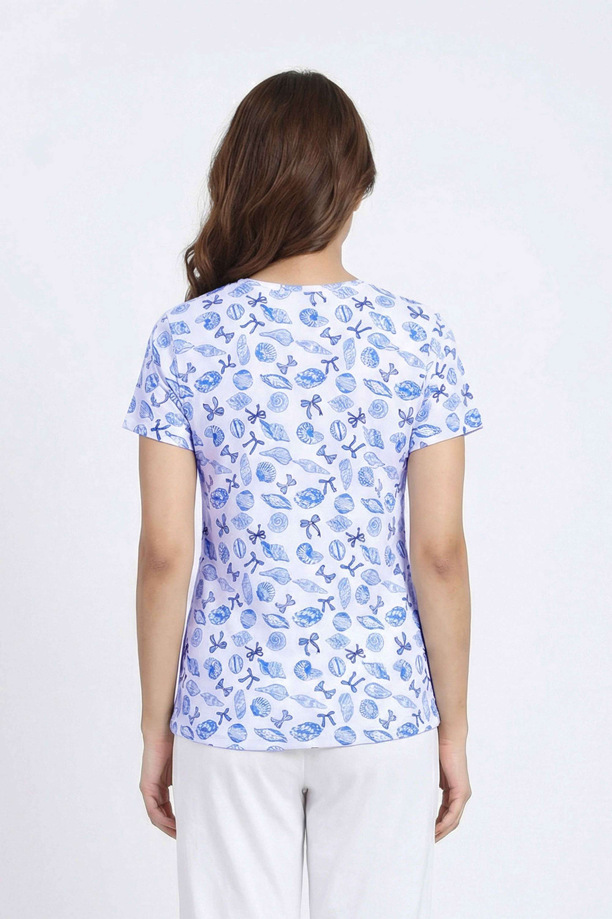 Printed-Cotton-Round-Neck-Women-s-Top