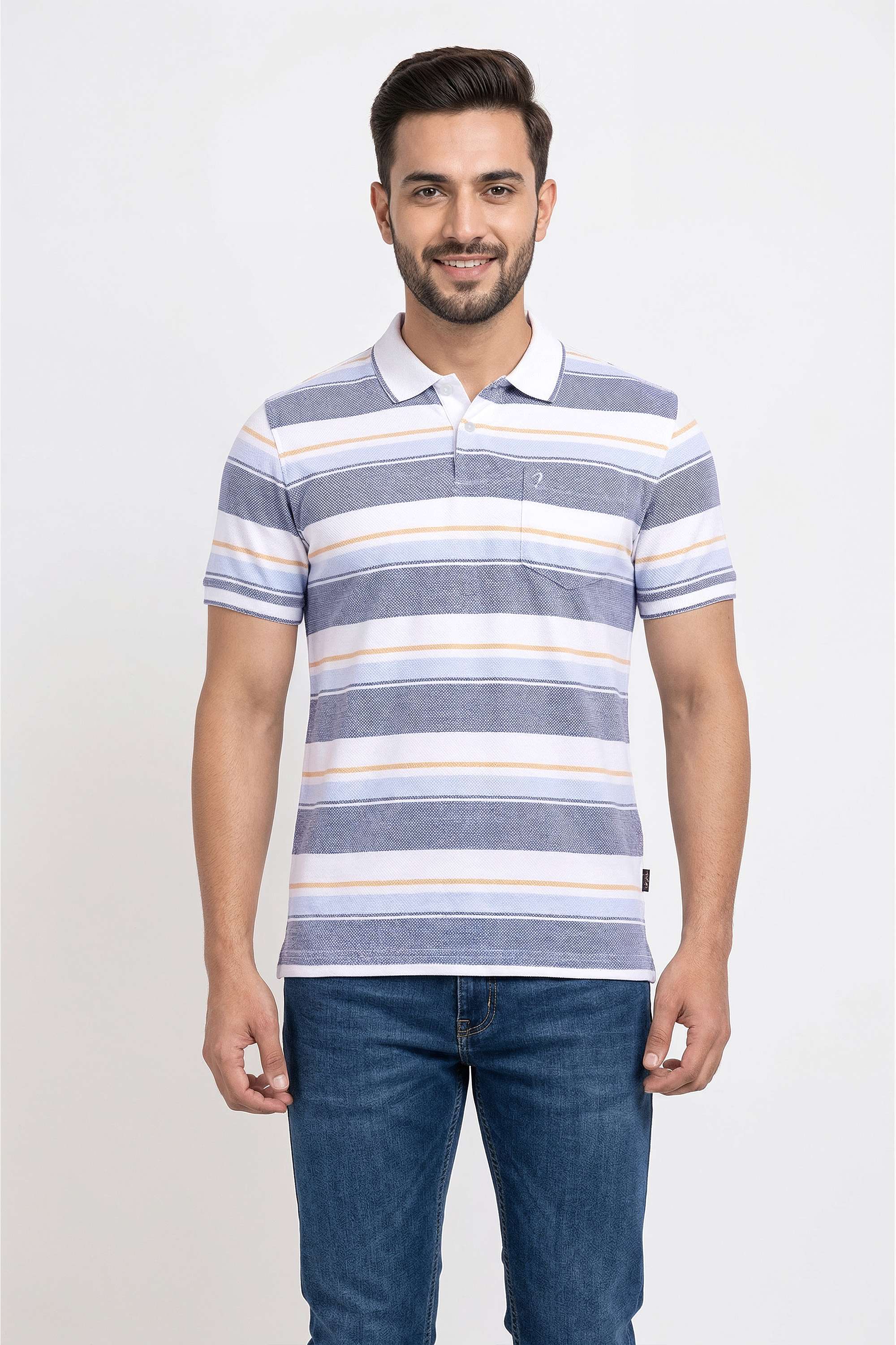 Stripes-Cotton-Regular-Fit-Men-T-Shirt