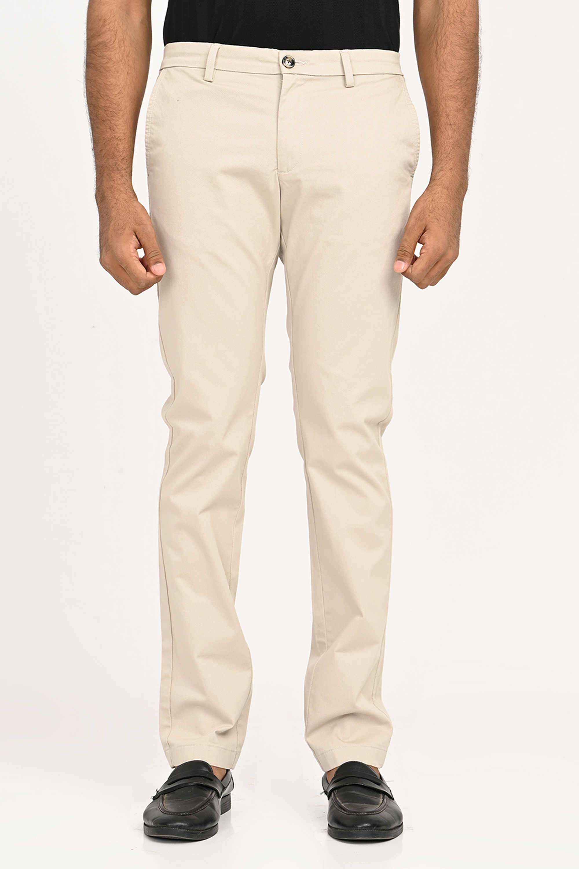 Solid-Cotton-Regular-Fit-Men-s-Casual-Trousers