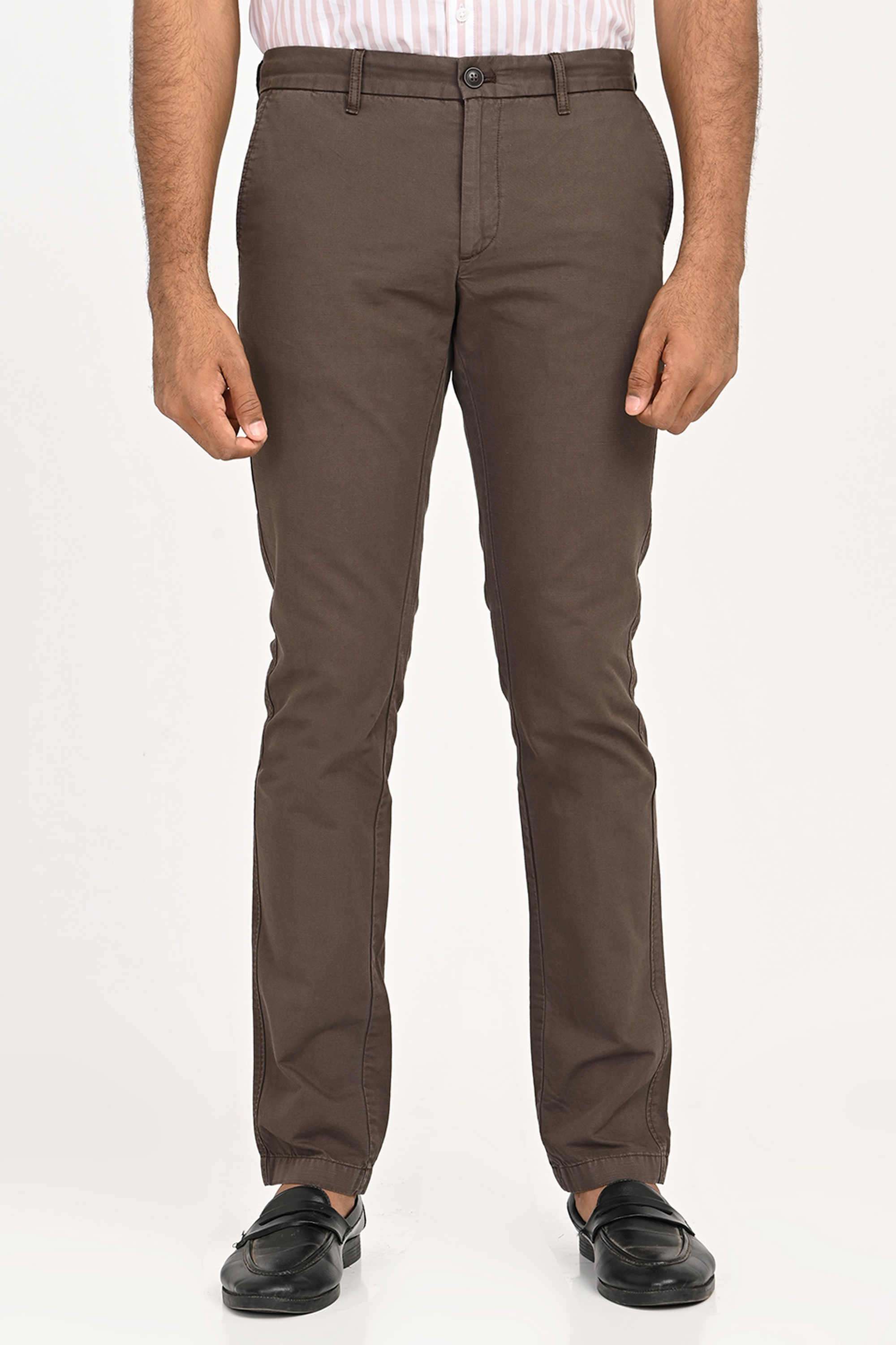 Solid-Cotton-Regular-Fit-Men-s-Casual-Trousers