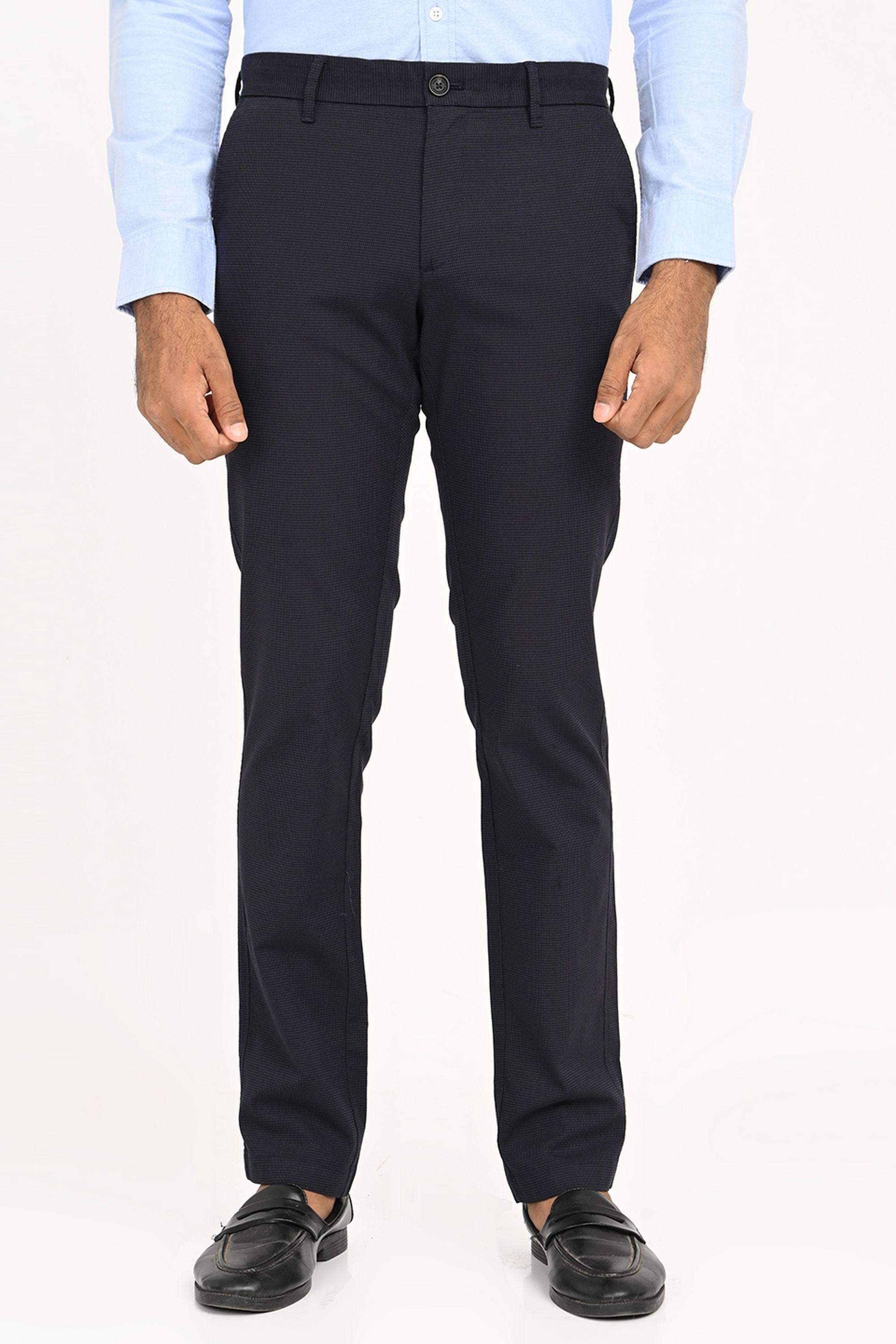 Solid-Cotton-Regular-Fit-Men-s-Casual-Trousers
