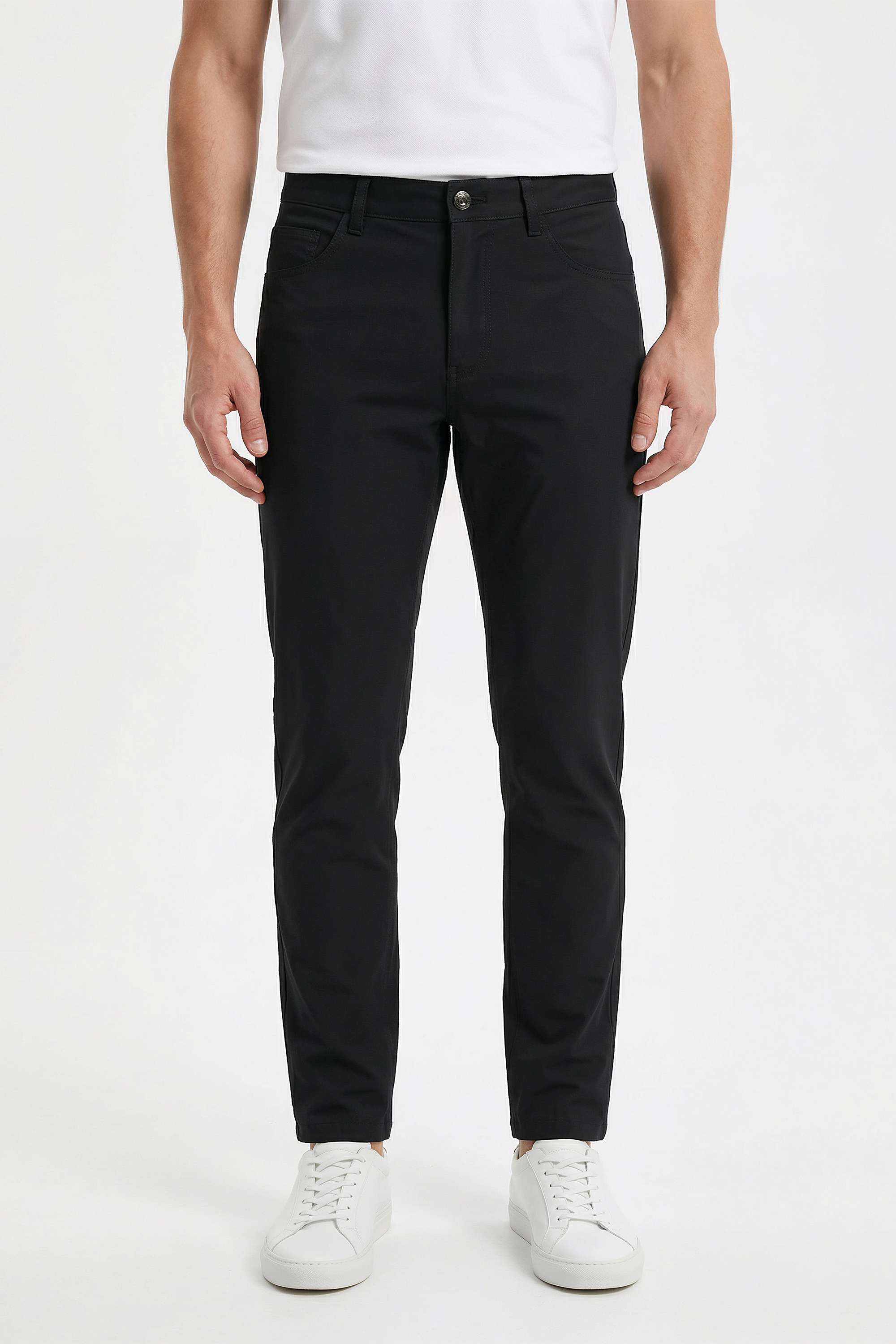 Solid-Cotton-Regular-Fit-Men-s-Trousers