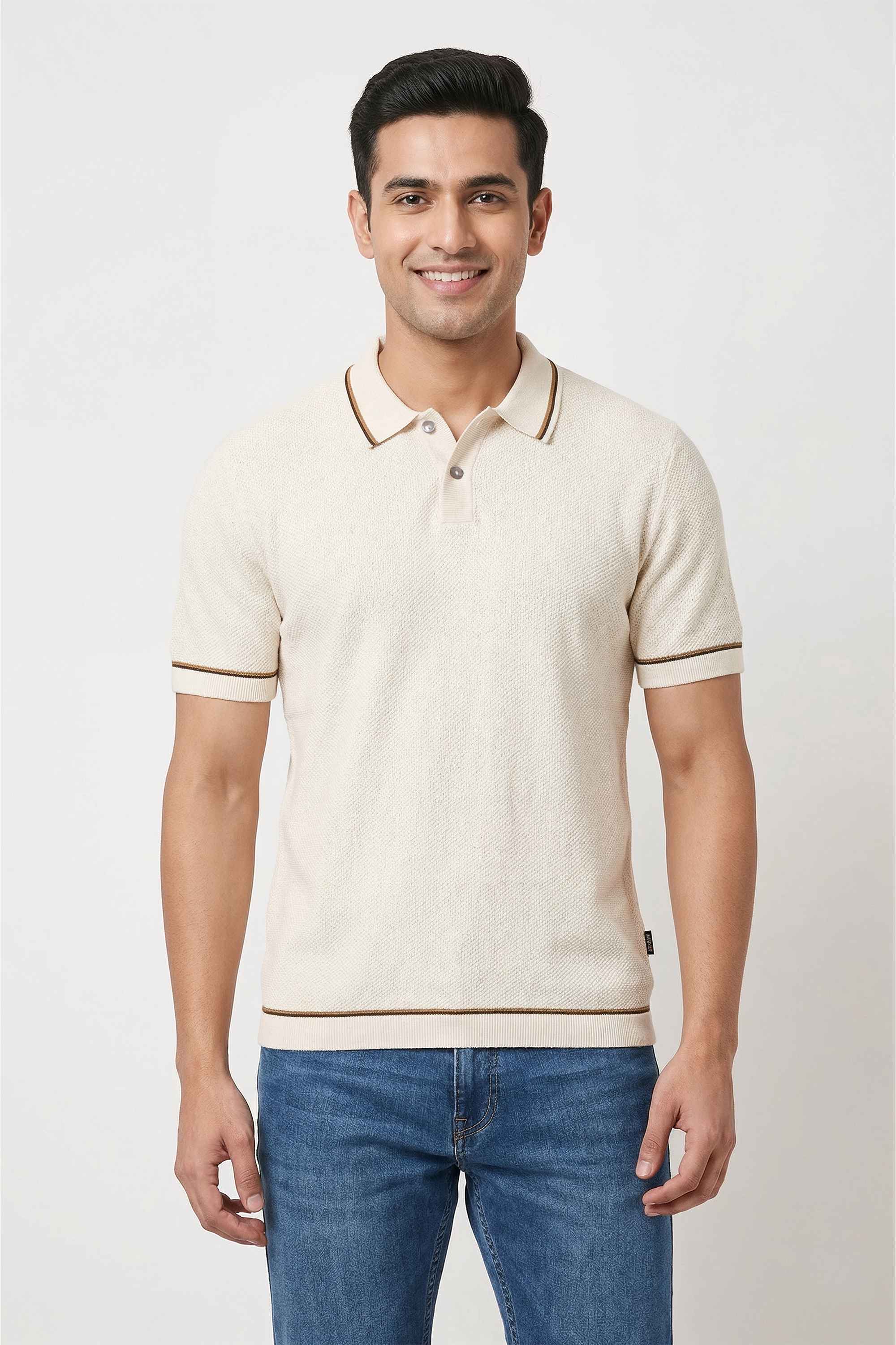 Solid-Cotton-Regular-Fit-Men-T-Shirt