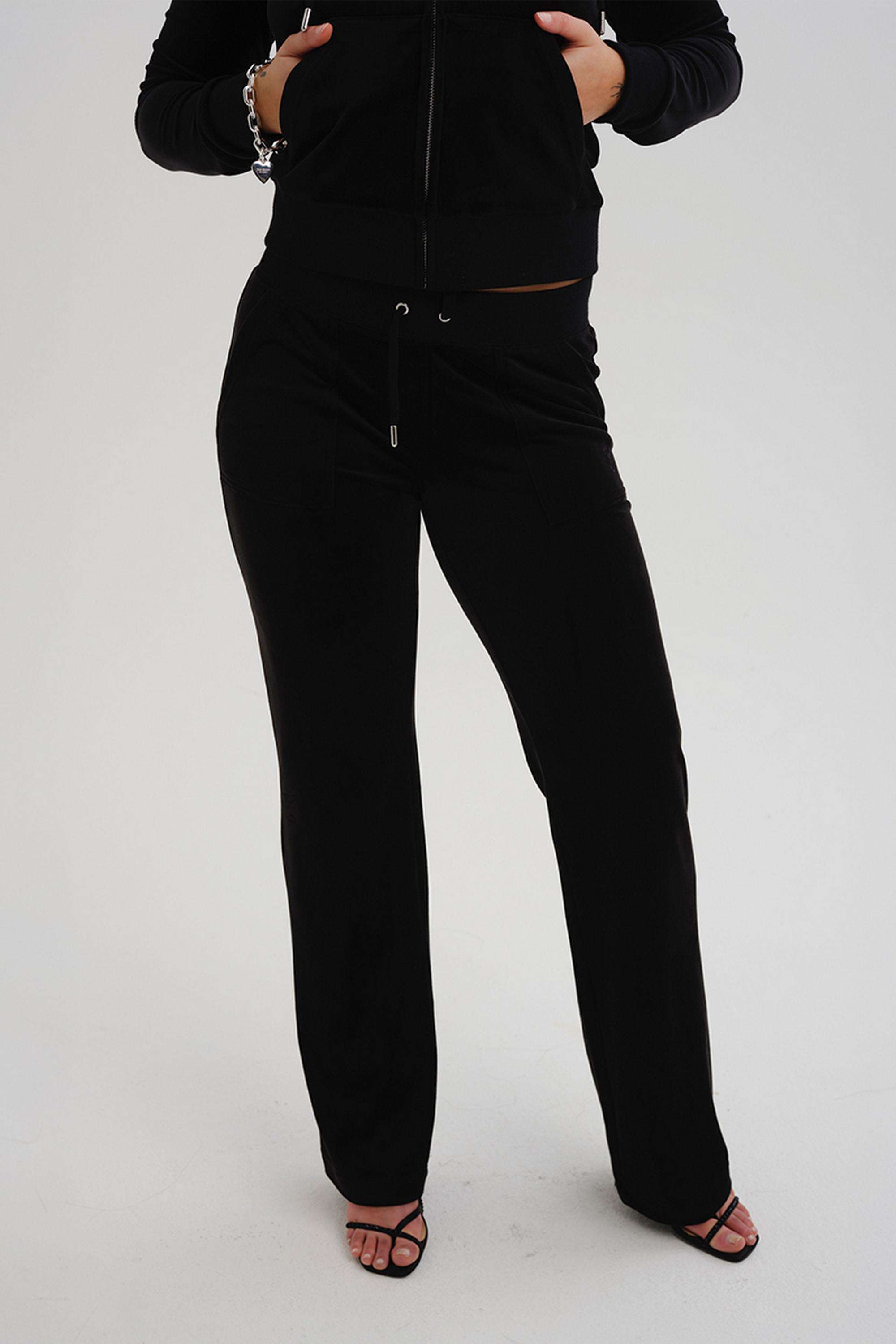 juicy couture Mid Rise Cotton Straight Fit Women's Track Pants-picture-12