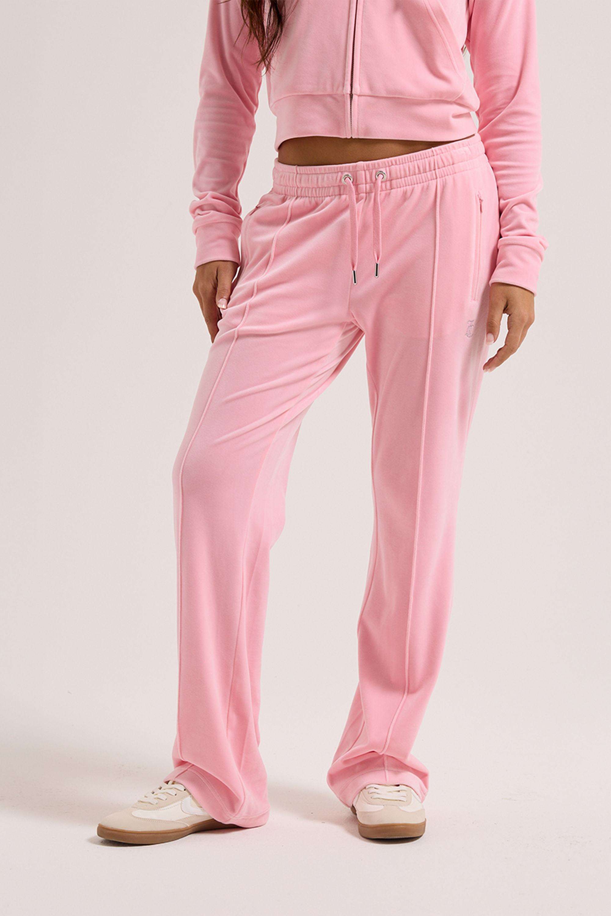 juicy couture Mid Rise Cotton Straight Fit Women's Track Pants-picture-19