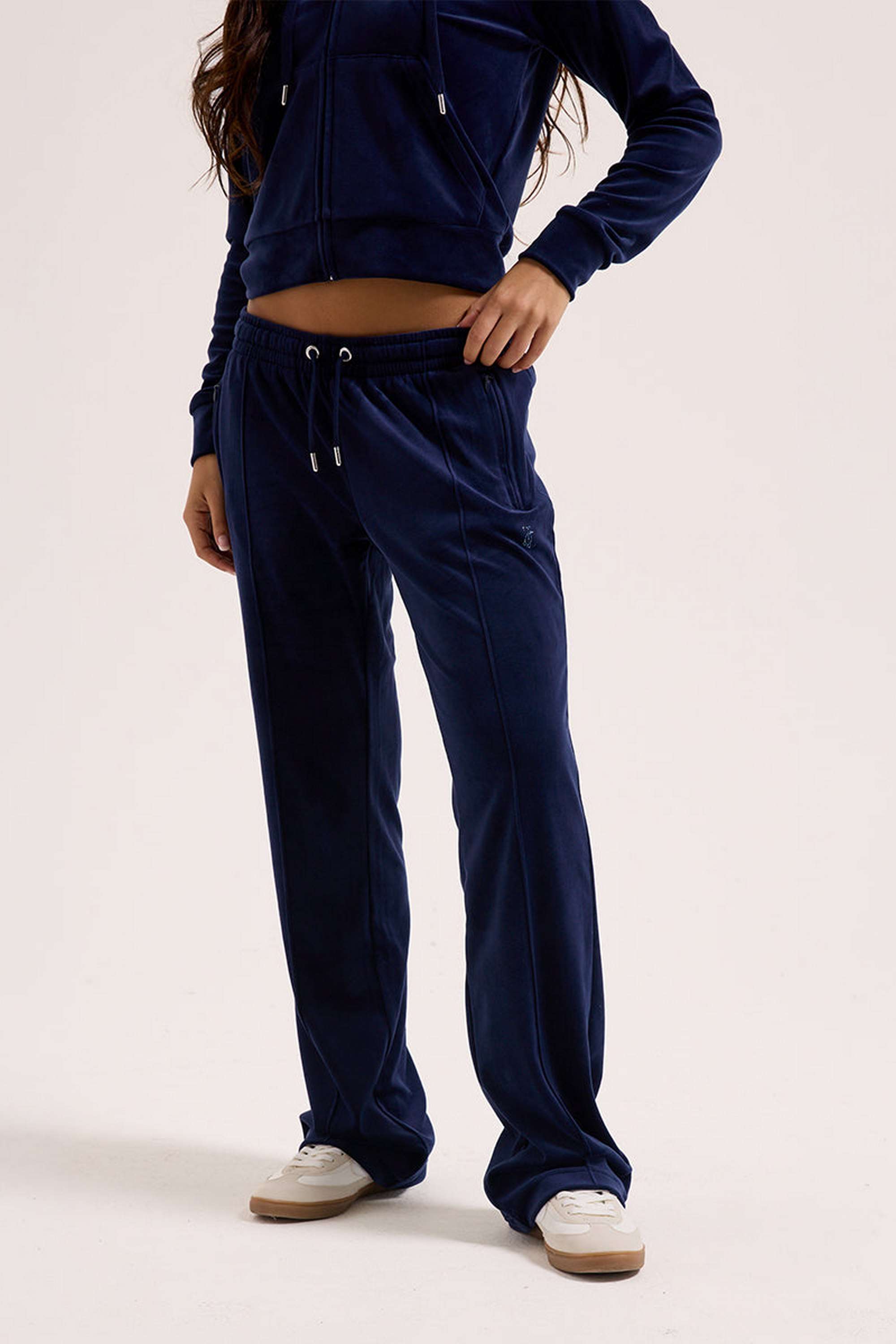 juicy couture Mid Rise Cotton Straight Fit Women's Track Pants-picture-18