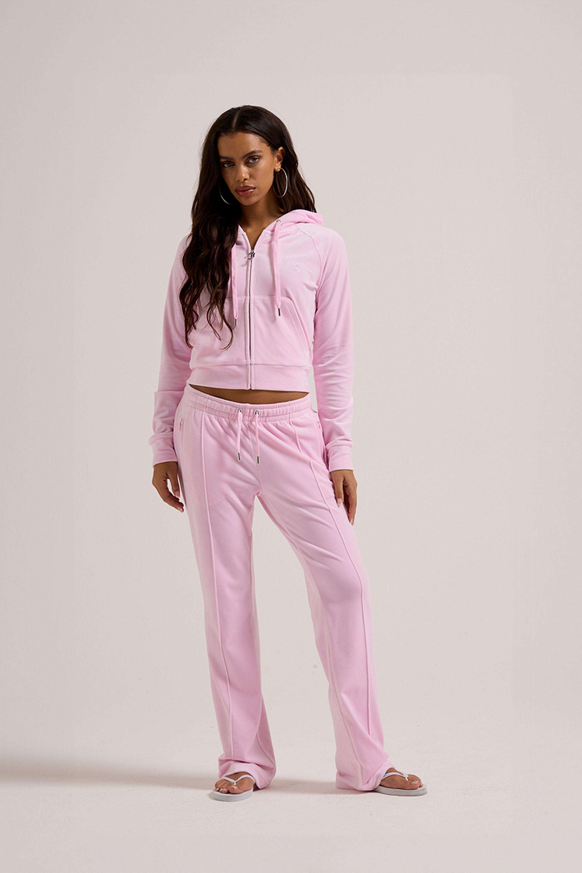 juicy couture Mid Rise Cotton Straight Fit Women's Track Pants-picture-11