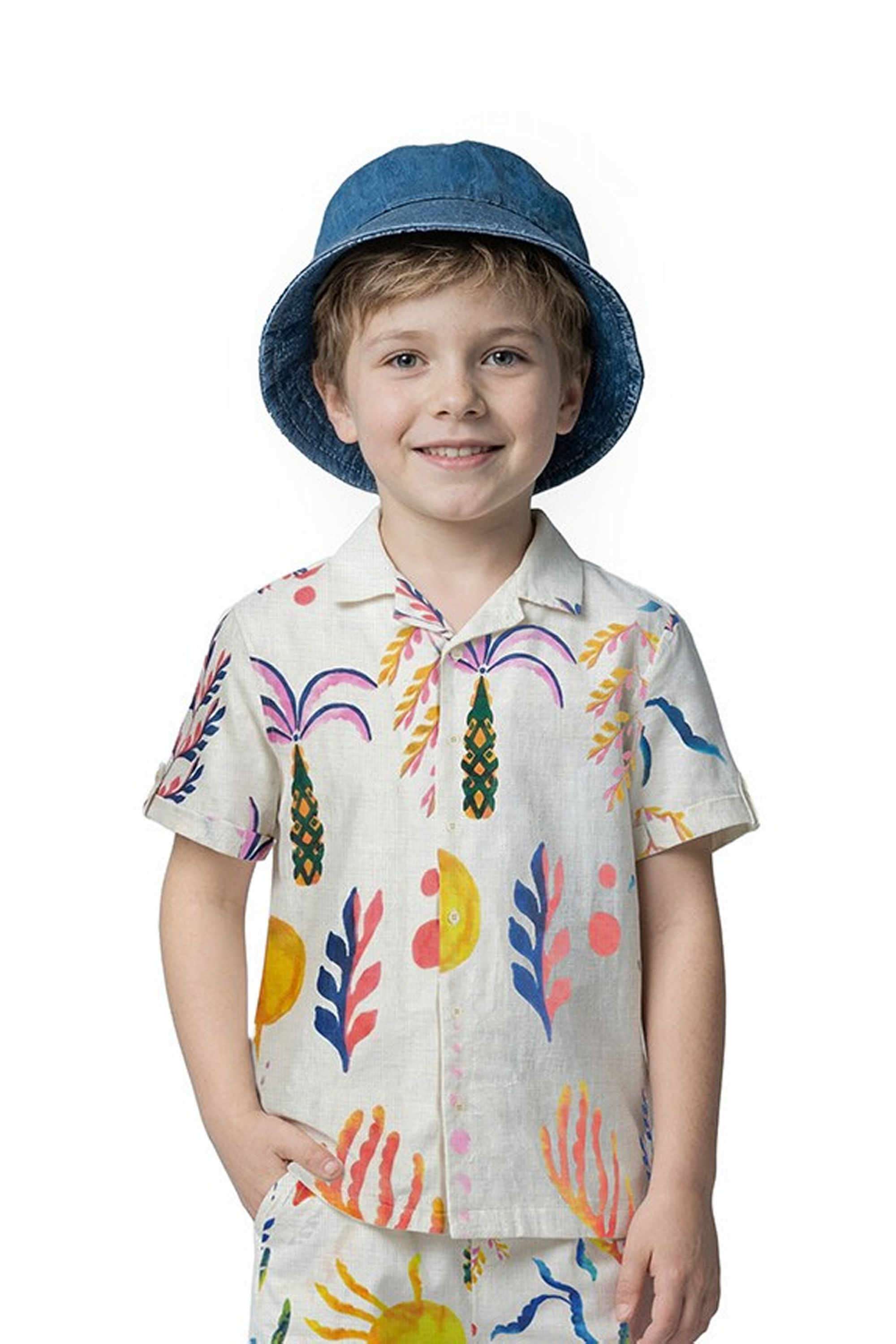 All-Over-Print-Cotton-Resort-Collar-Boys-Shirt