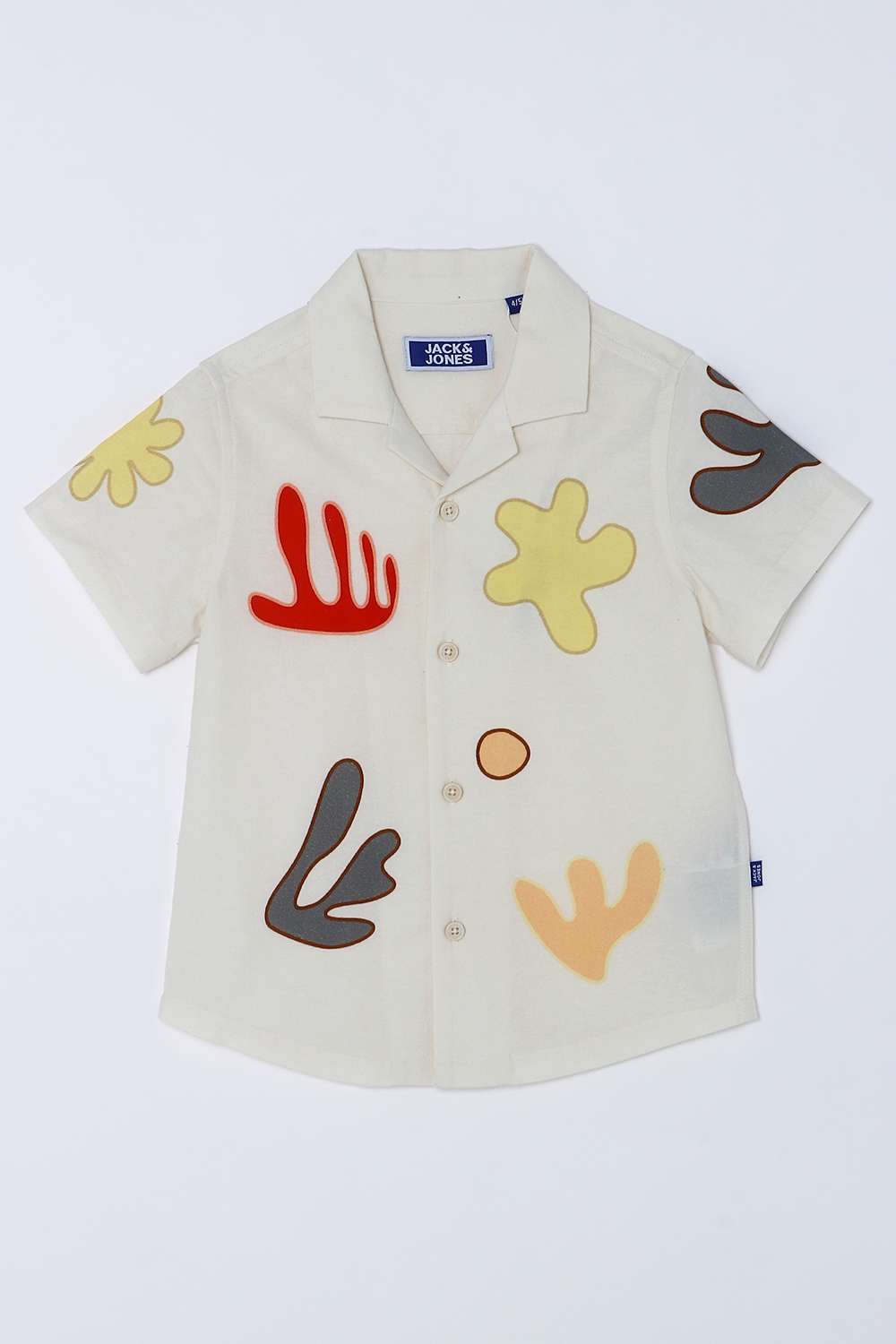 Printed-Blended-Fabric-Collared-Boys-Shirt