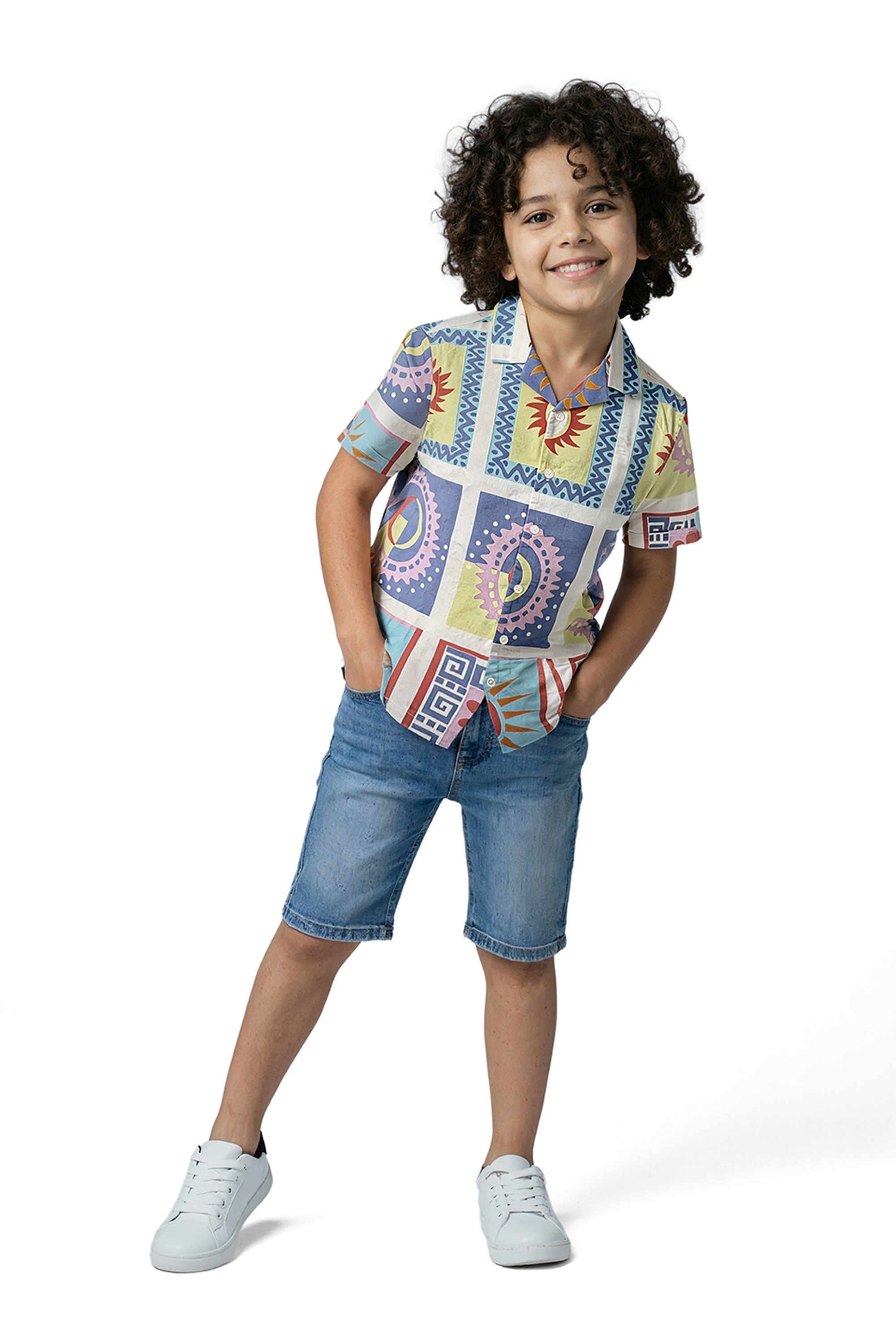 All-Over-Print-Cotton-Resort-Collar-Boys-Shirt