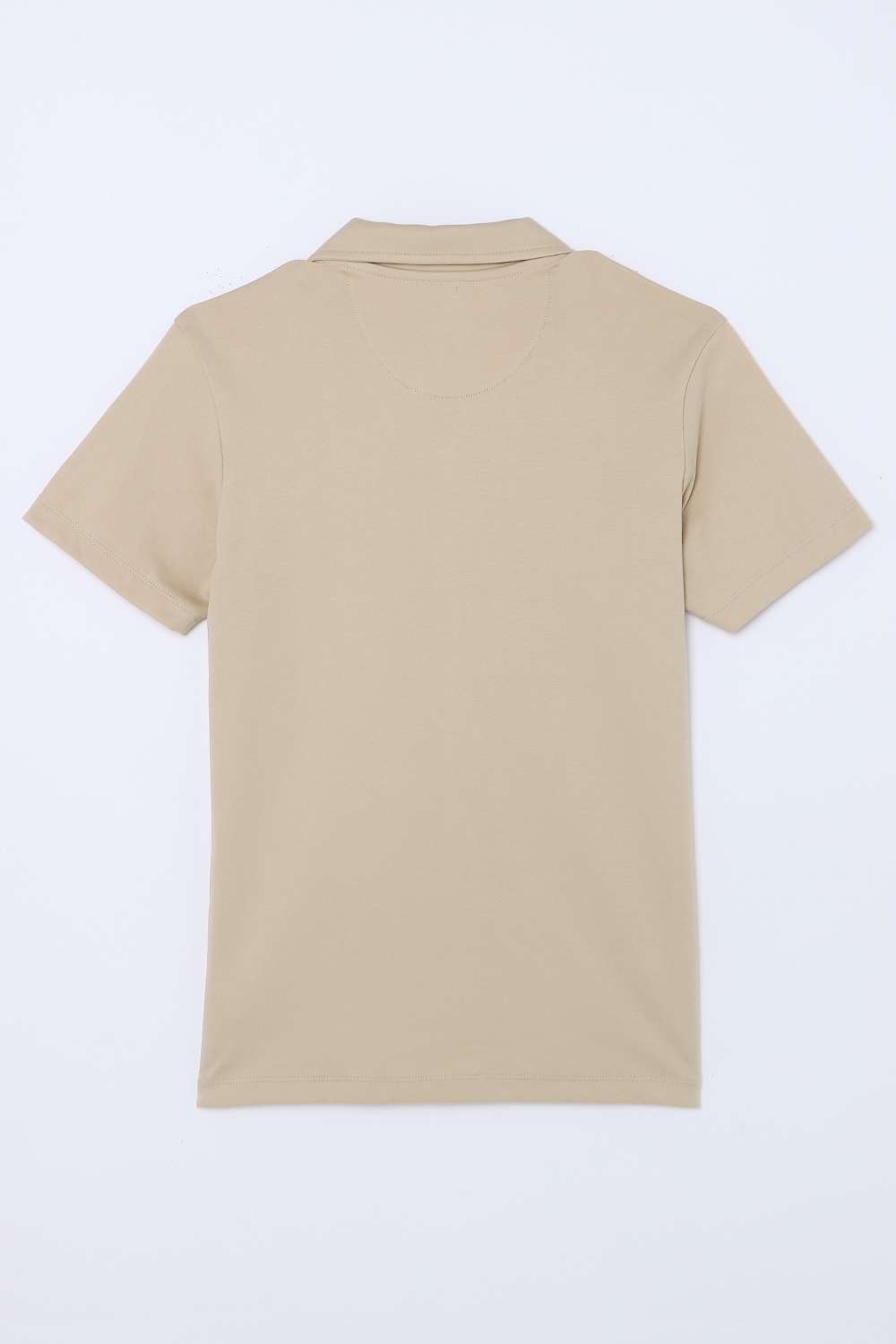 Embroidered-Blended-Fabric-Collared-Boys-Shirt
