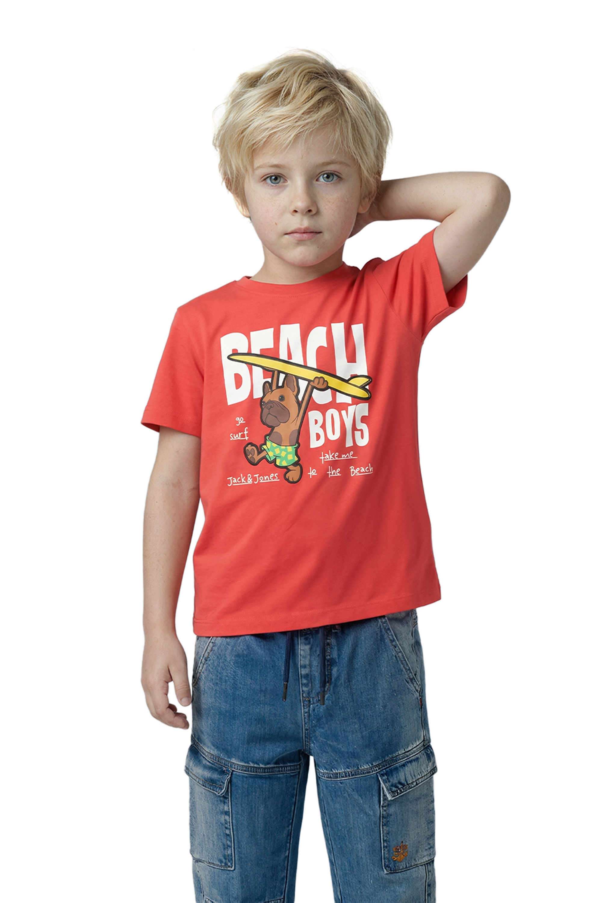 Graphic-Print-Cotton-Round-Neck-Boys-T-Shirt