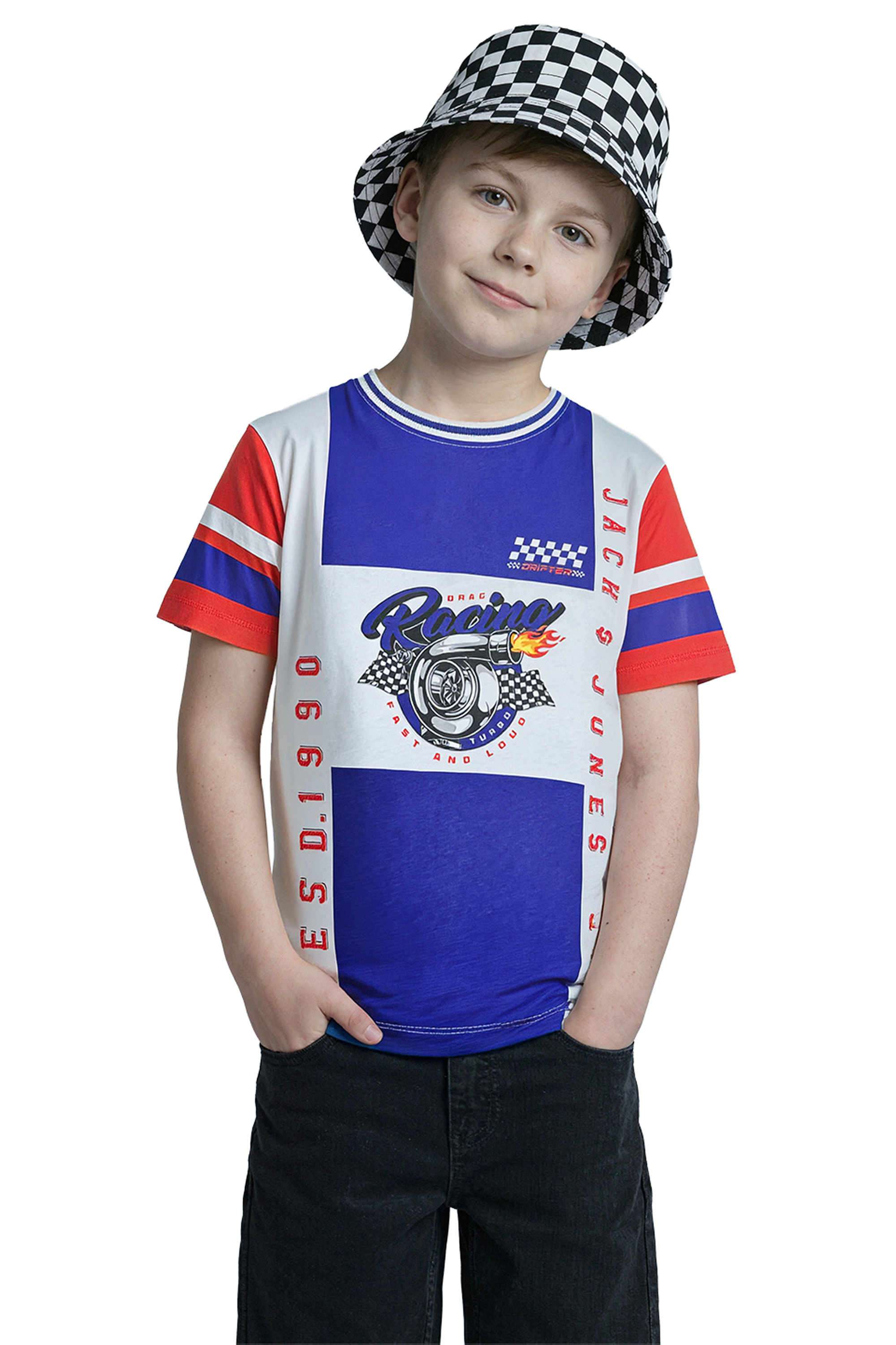 Color-Block-Cotton-Round-Neck-Boys-T-Shirt
