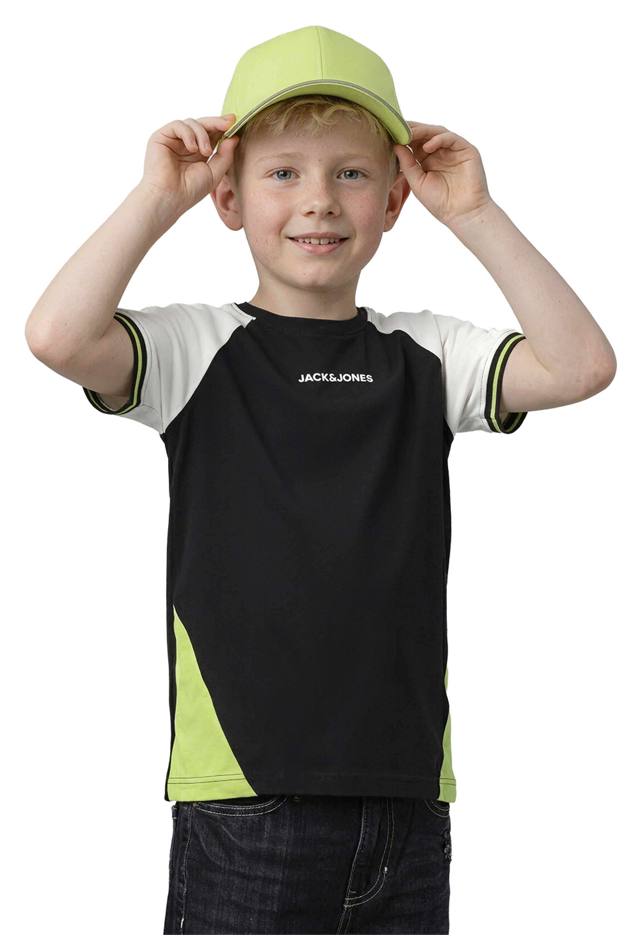 Color-Block-Cotton-Round-Neck-Boys-T-Shirt