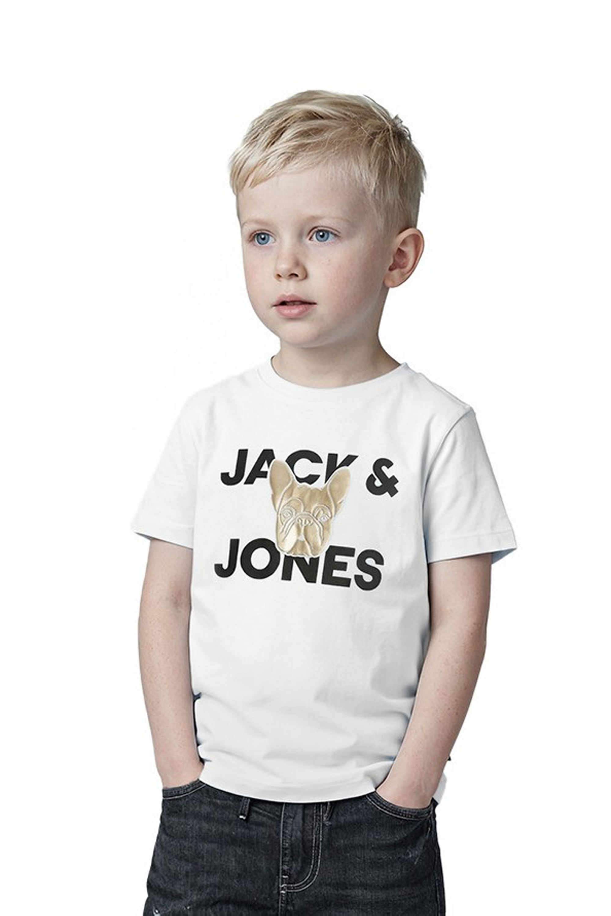 Character-Print-Blended-Fabric-Round-Neck-Boys-T-Shirt