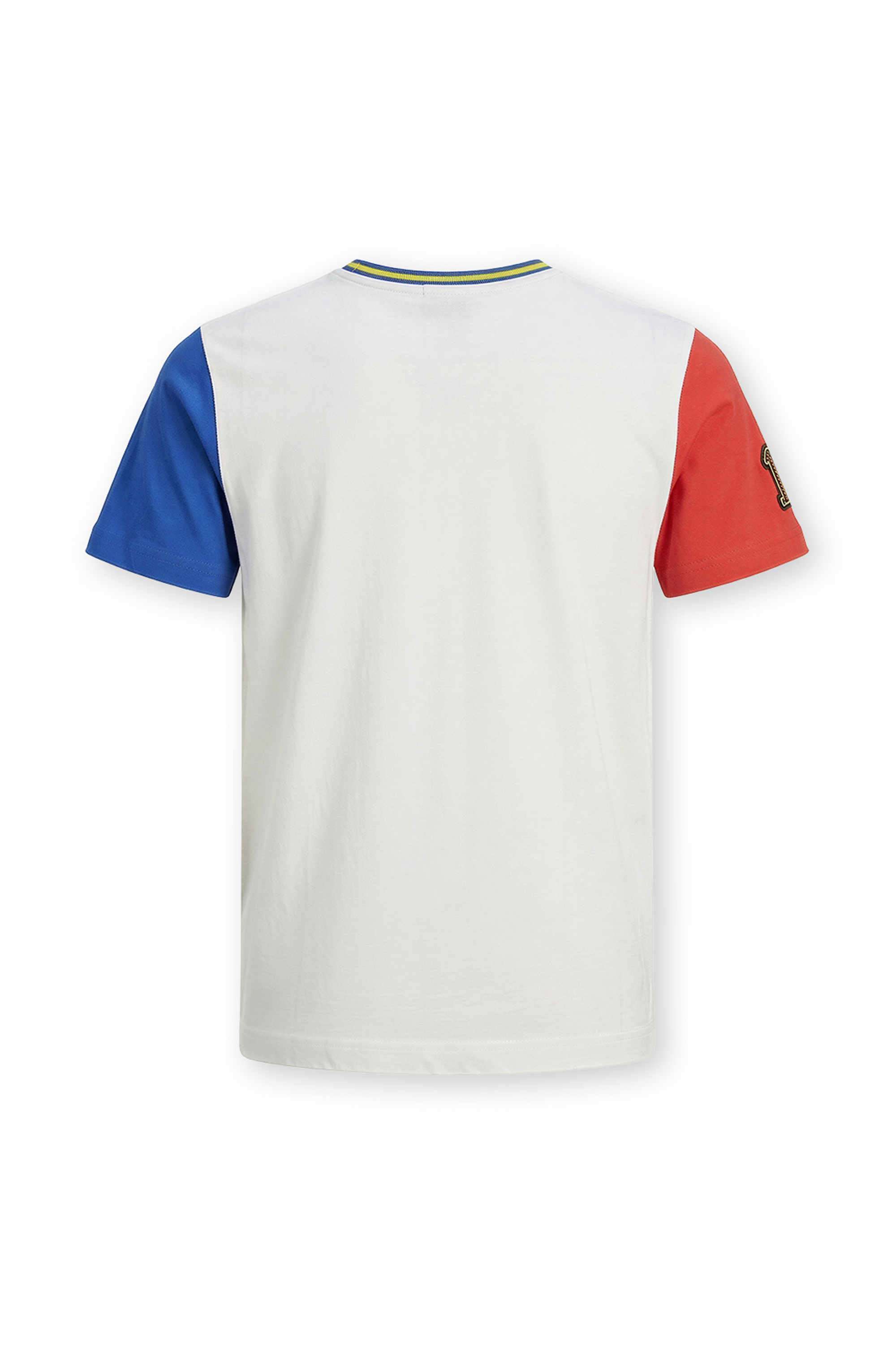 Character-Print-Blended-Fabric-Round-Neck-Boys-T-Shirt