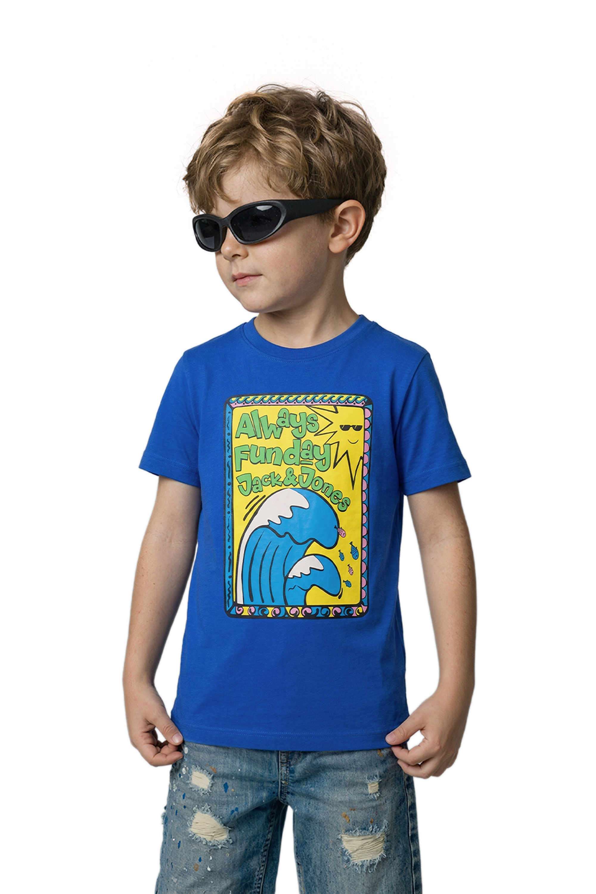Graphic-Print-Cotton-Round-Neck-Boys-T-Shirt