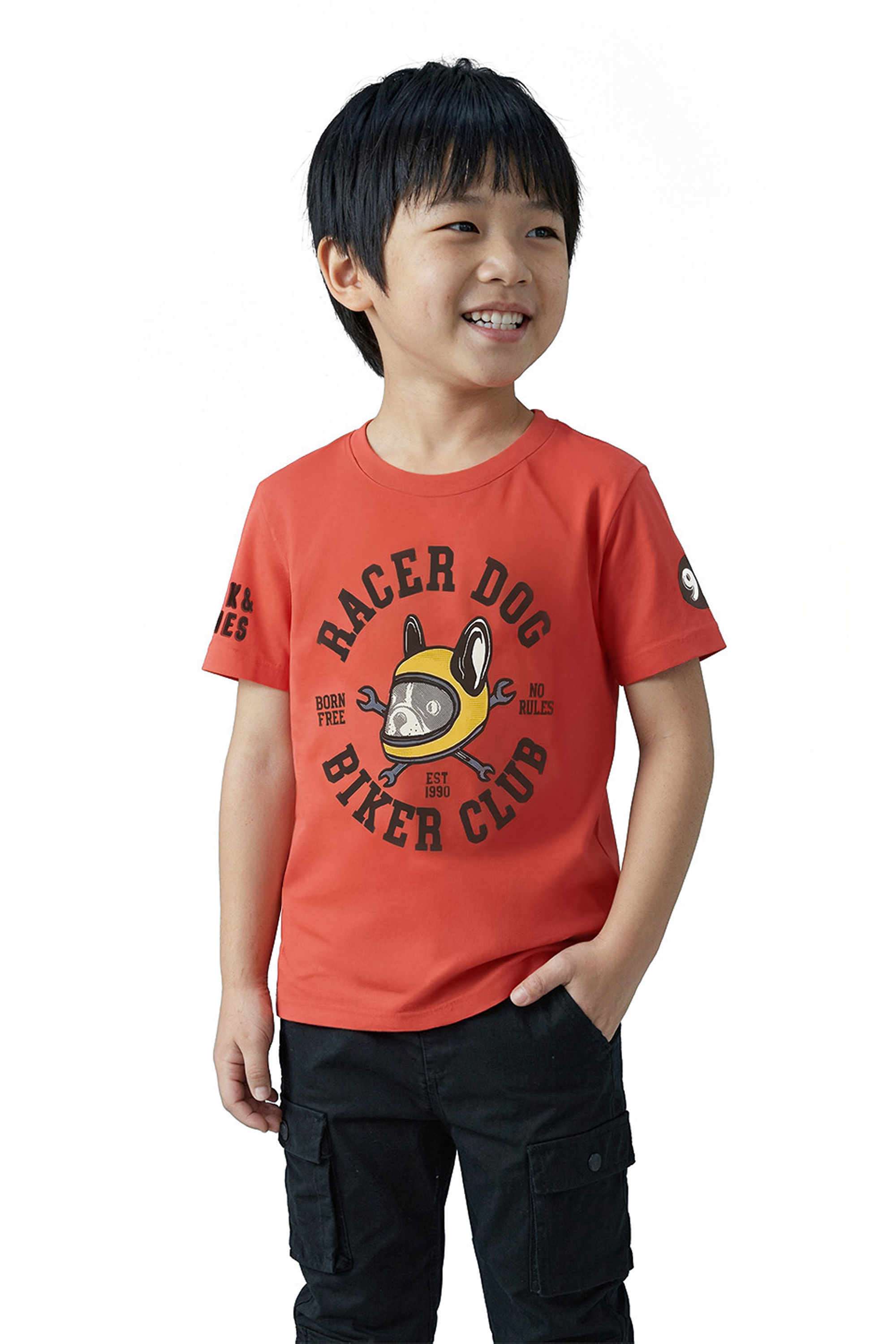 Embellished-Cotton-Round-Neck-Boys-T-Shirt