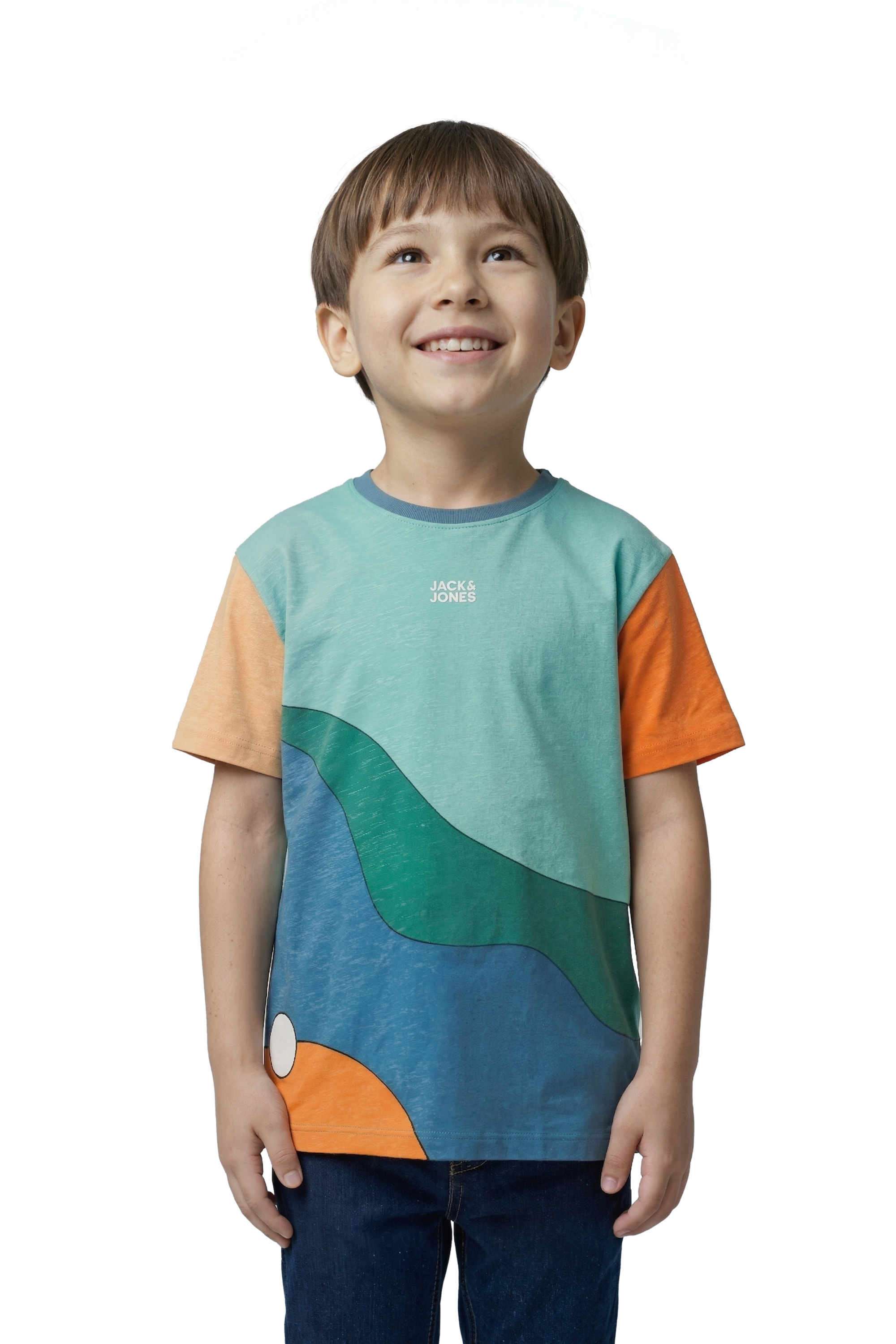 Placement-Print-Cotton-Round-Neck-Boys-T-Shirt